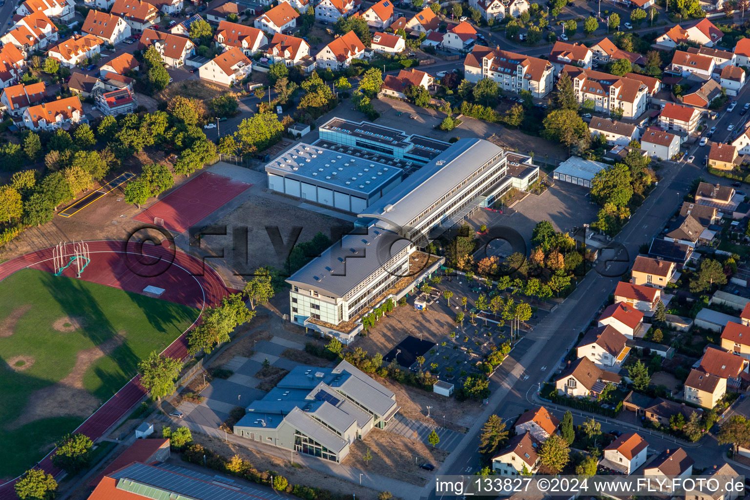 Siebenpfeiffer-Realschule plus and technical college Haßloch in Haßloch in the state Rhineland-Palatinate, Germany