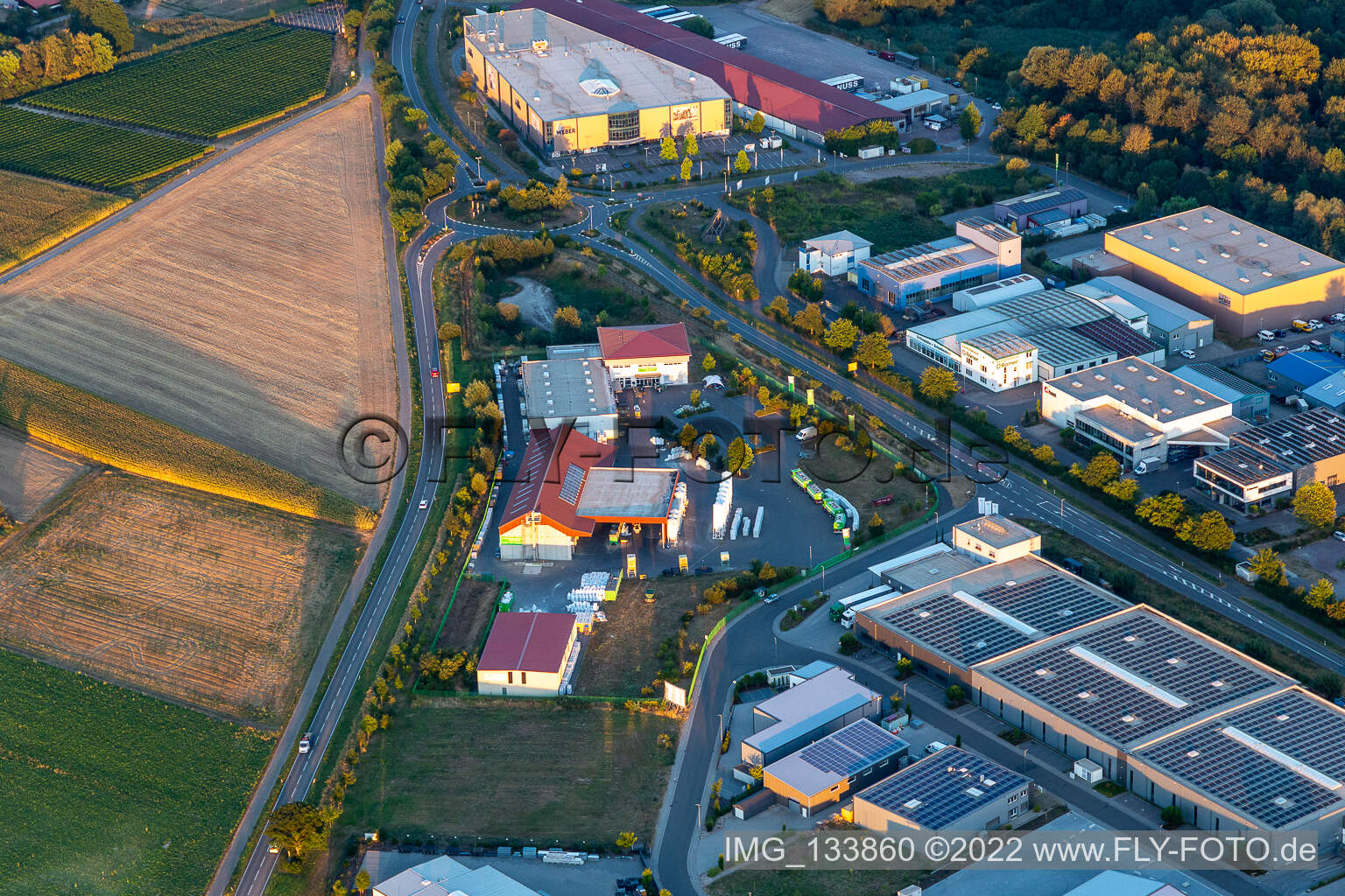 Raiffeisen Agrarhandel Pfalz GmbH (Herxheim) in the district Herxheim in Herxheim bei Landau in the state Rhineland-Palatinate, Germany