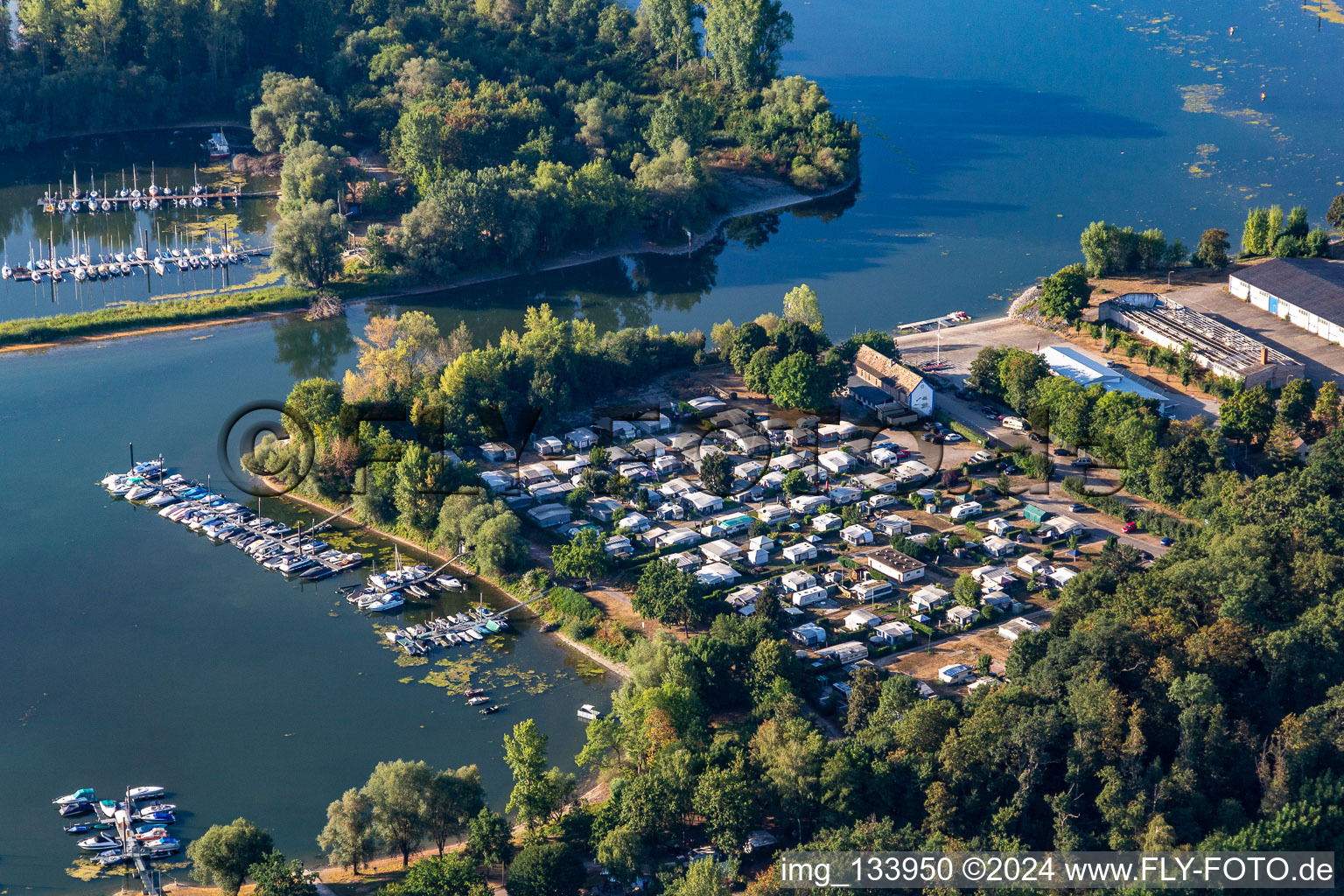 Camping Reffenthal in Speyer in the state Rhineland-Palatinate, Germany