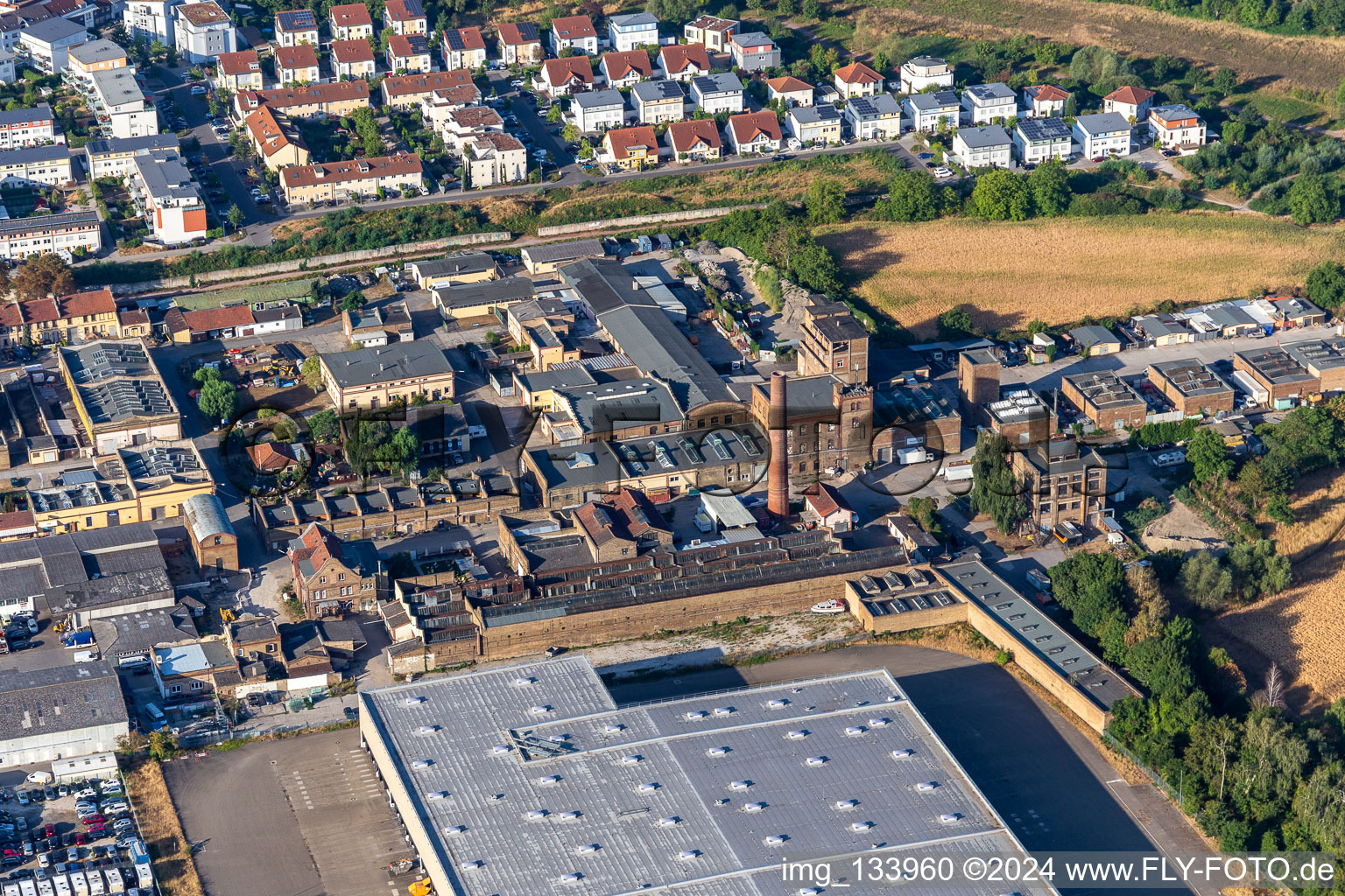 Industrial yard Speyer in the district Ludwigshof in Speyer in the state Rhineland-Palatinate, Germany