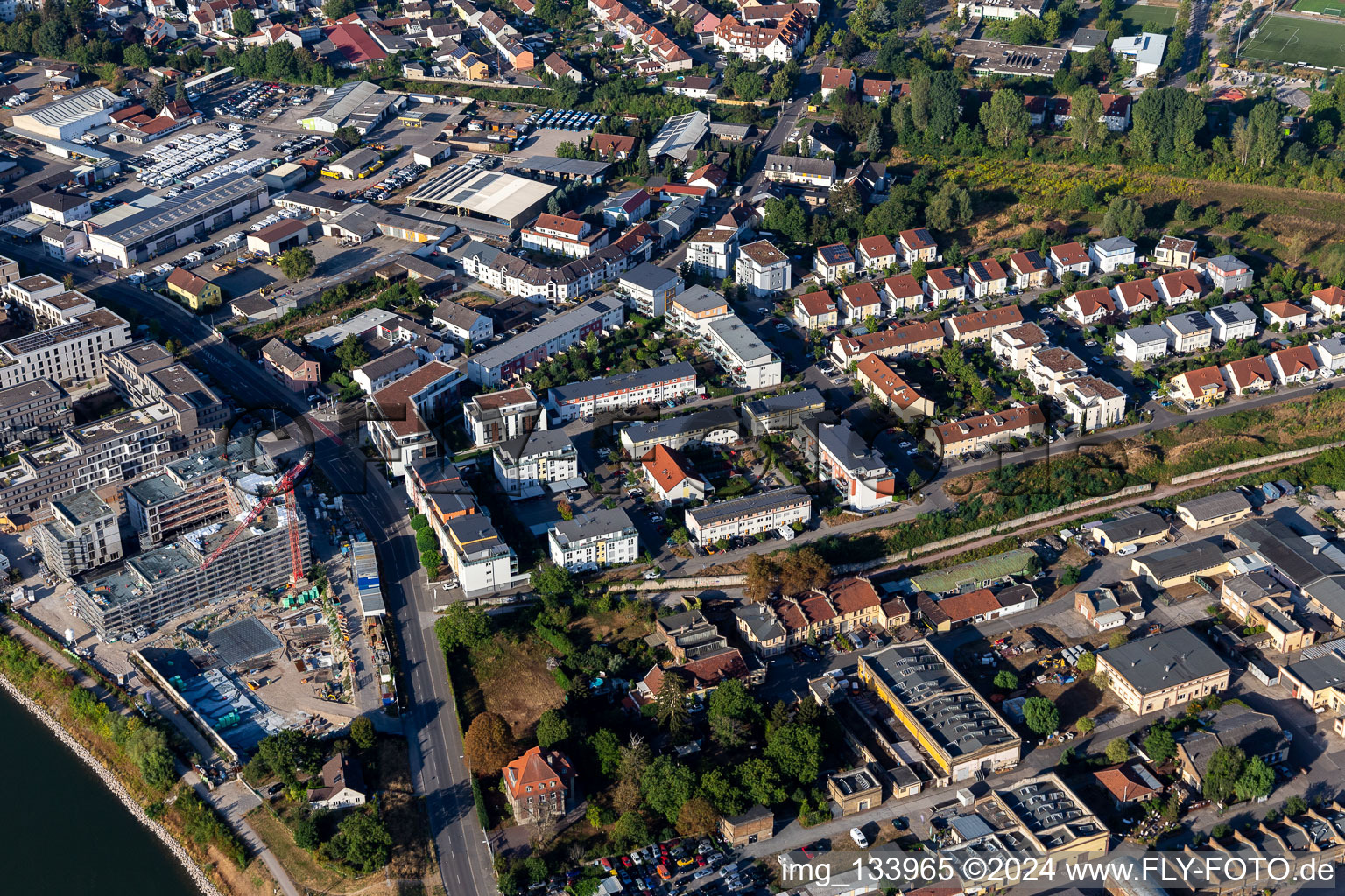 District Ludwigshof in Speyer in the state Rhineland-Palatinate, Germany