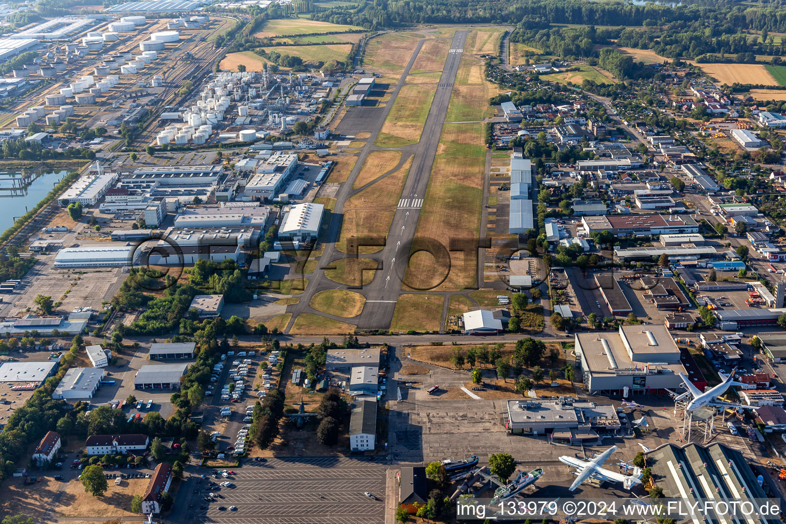 Airport Speyer/Ludwigshafen GmbH (EDRY/ZQC) in Speyer in the state Rhineland-Palatinate, Germany