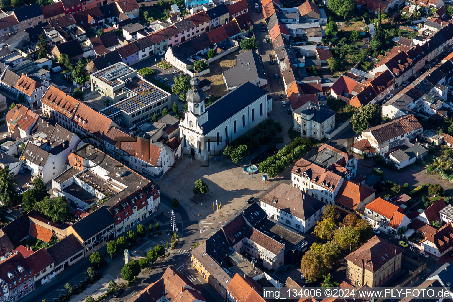 St. Mary Church in Philippsburg in the state Baden-Wuerttemberg, Germany