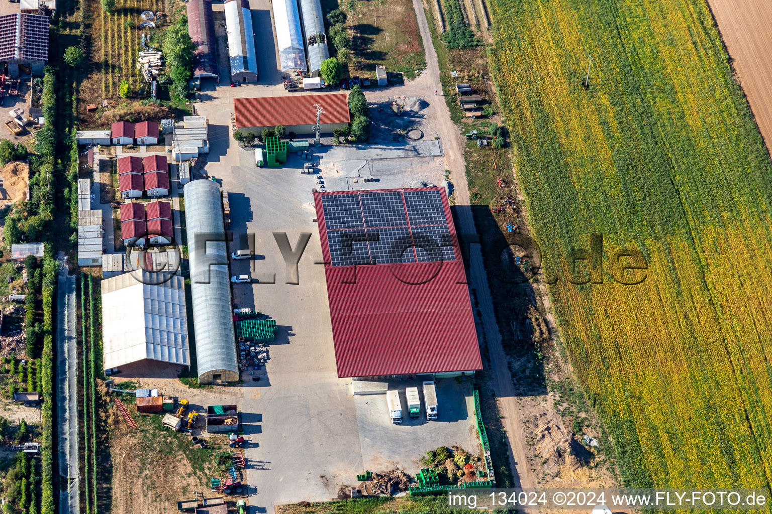 Organic farm Kugelmann in Kandel in the state Rhineland-Palatinate, Germany