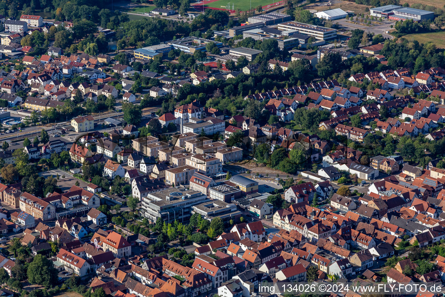 In the city centre in Kandel in the state Rhineland-Palatinate, Germany