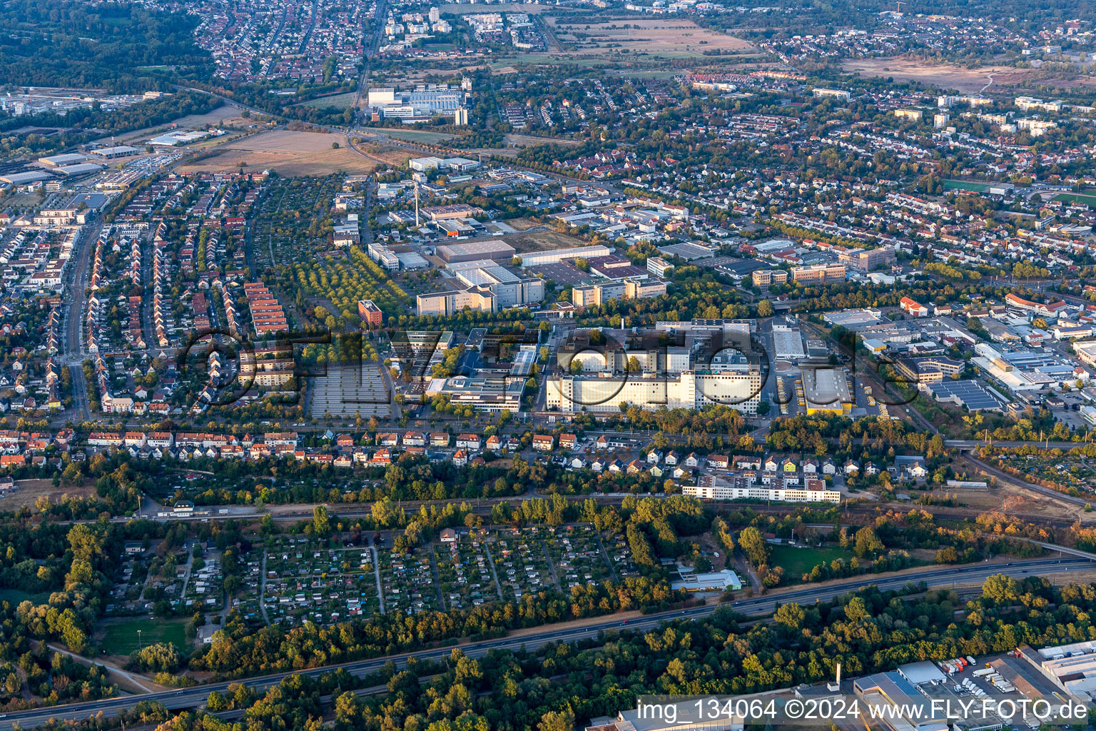 Siemens AG, branch Karlsruhe in the district Knielingen in Karlsruhe in the state Baden-Wuerttemberg, Germany