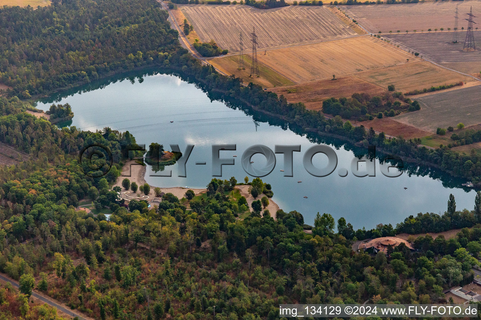 Heidesee Leisure Park in Forst in the state Baden-Wuerttemberg, Germany