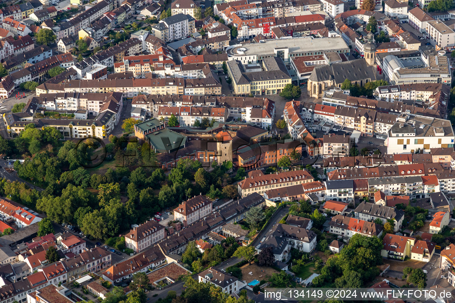 Civic Center Bruchsal in Bruchsal in the state Baden-Wuerttemberg, Germany