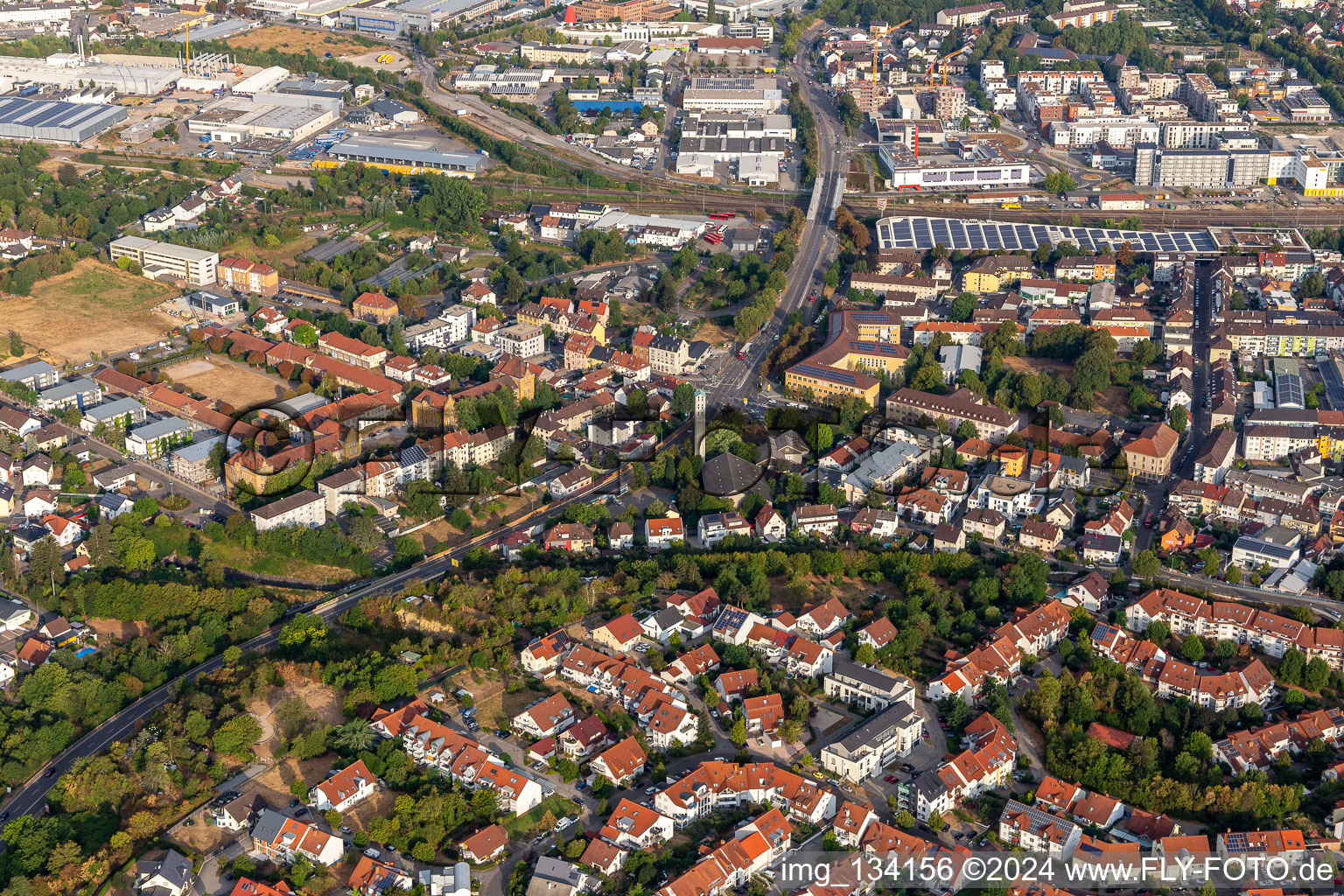 REWE Center, Saalbach Center in Bruchsal in the state Baden-Wuerttemberg, Germany