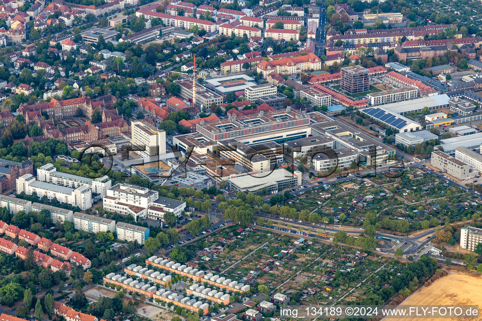 Municipal Hospital Karlsruhe in the district Nordweststadt in Karlsruhe in the state Baden-Wuerttemberg, Germany