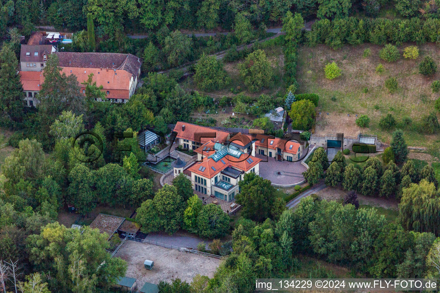 Villa on Hainbach in Gleisweiler in the state Rhineland-Palatinate, Germany