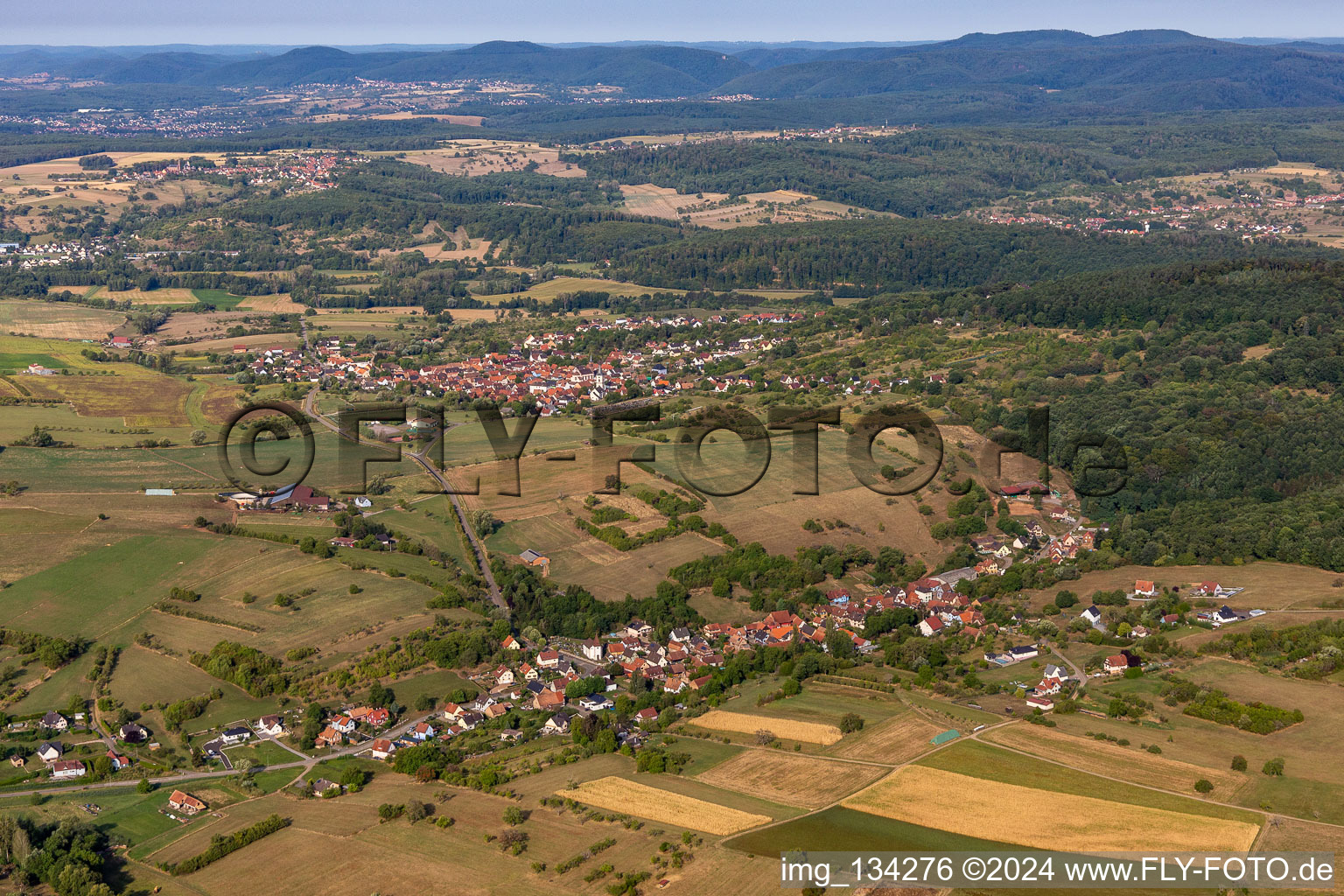 Mitschdorf in Gœrsdorf in the state Bas-Rhin, France