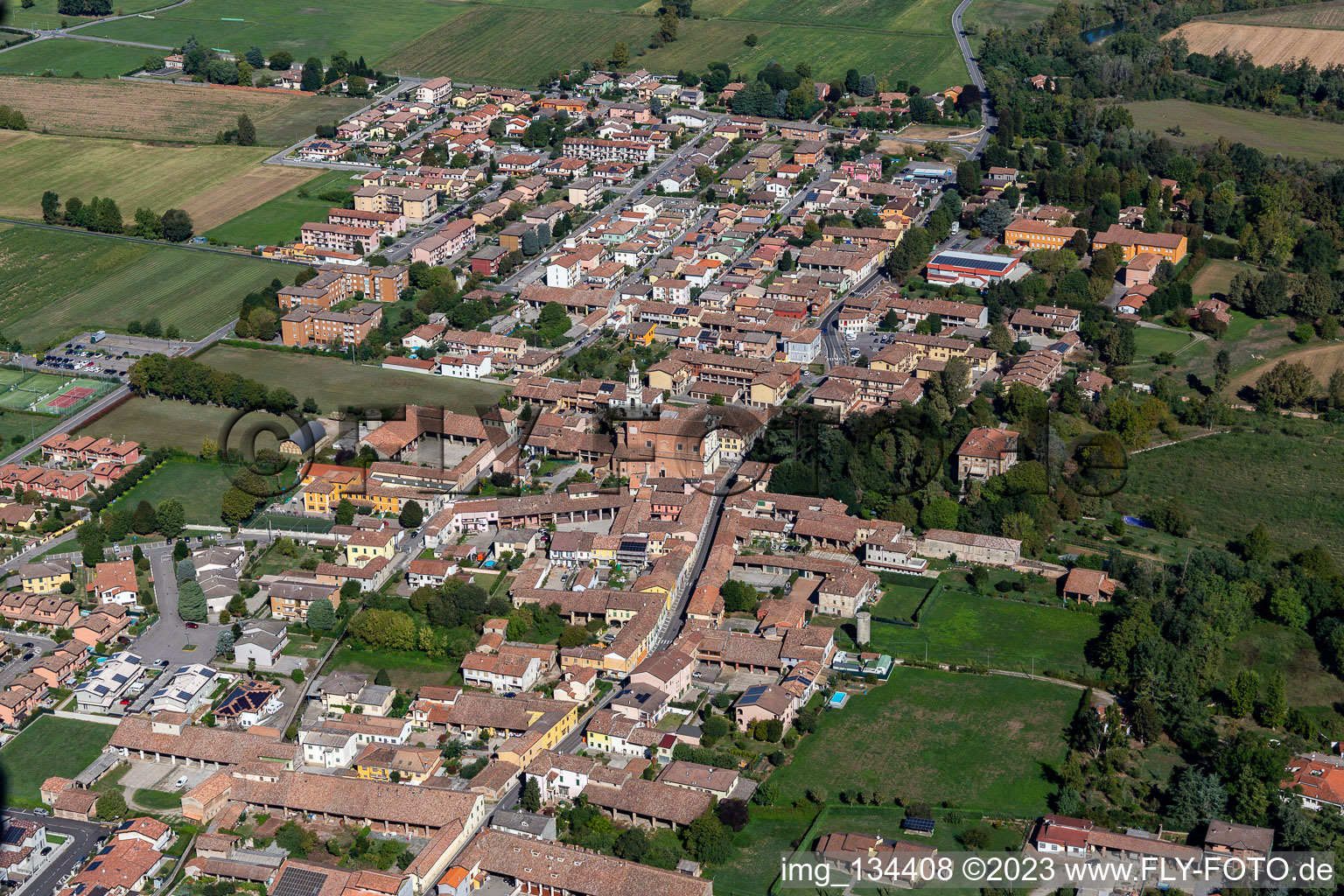 District Ripalta Nuova in Ripalta Cremasca in the state Cremona, Italy