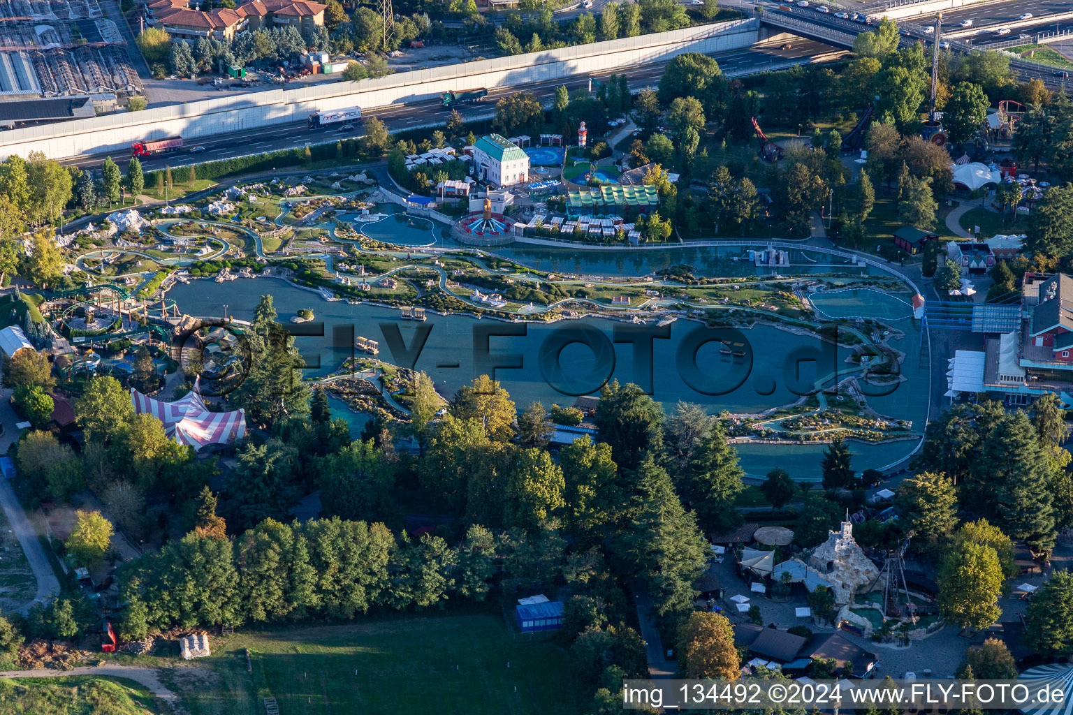 Leolandia in Capriate San Gervasio in the state Bergamo, Italy