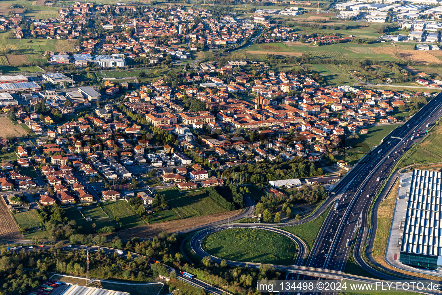 Grezzago in the state Lombardy, Italy