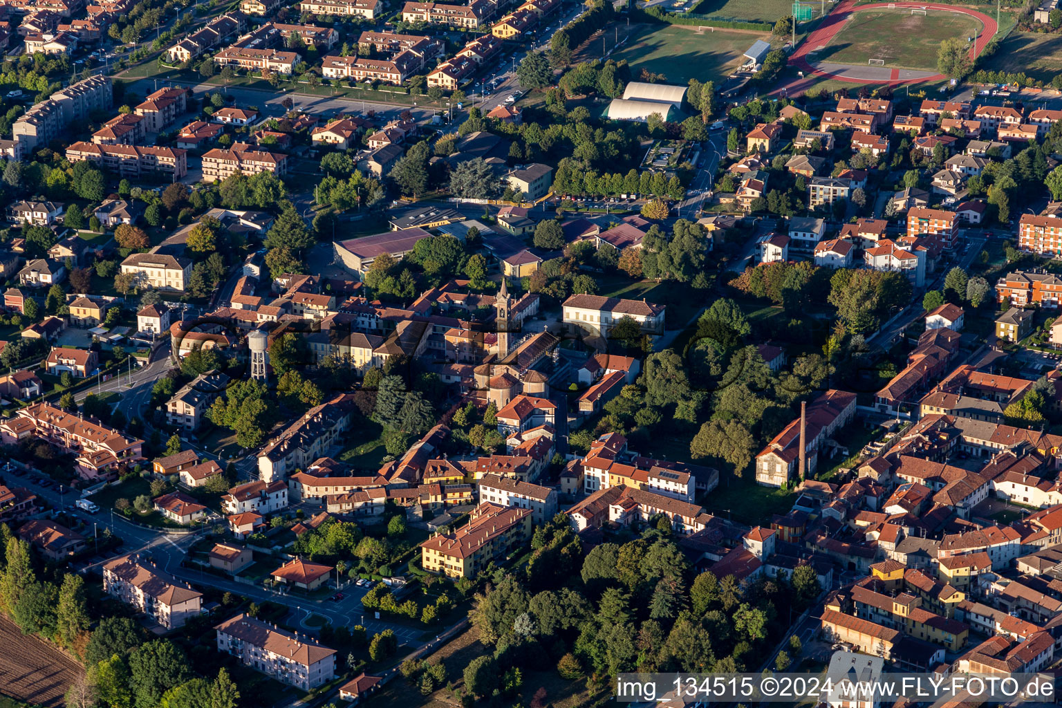 Church of SS Peter and Paul in Gessate in the state Lombardy, Italy