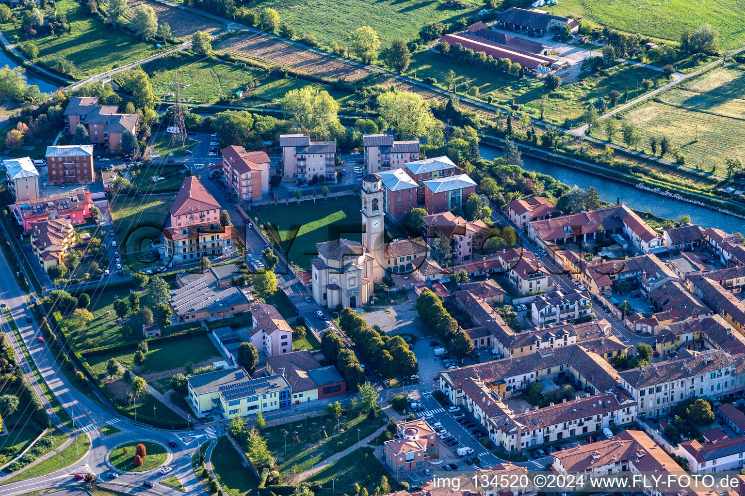 Parish of San Majolo, Abate in the district Albignano in Truccazzano in the state Lombardy, Italy