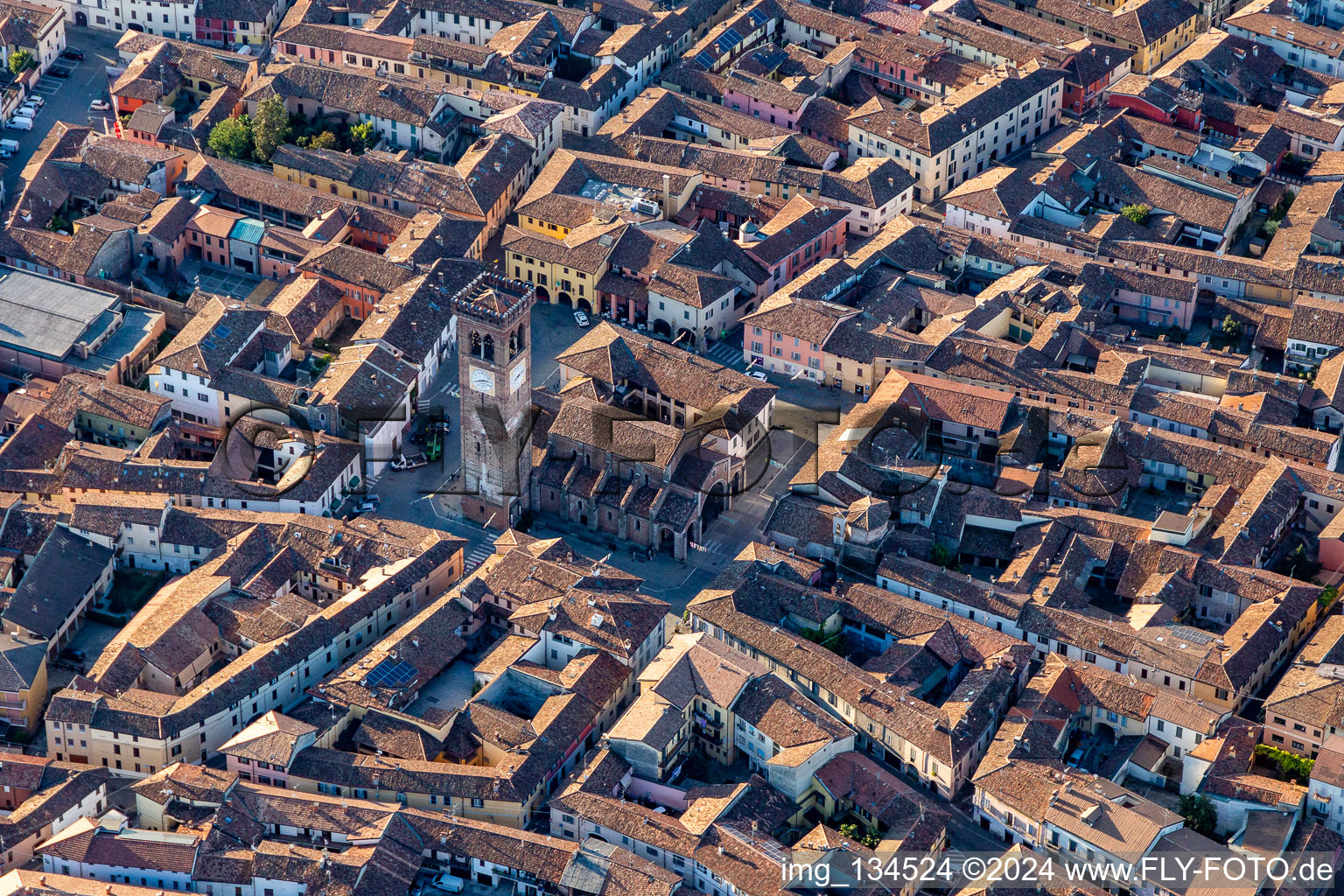 Basilica of Santa Maria Assunta and San Sigismondo in Rivolta d’Adda in the state Cremona, Italy