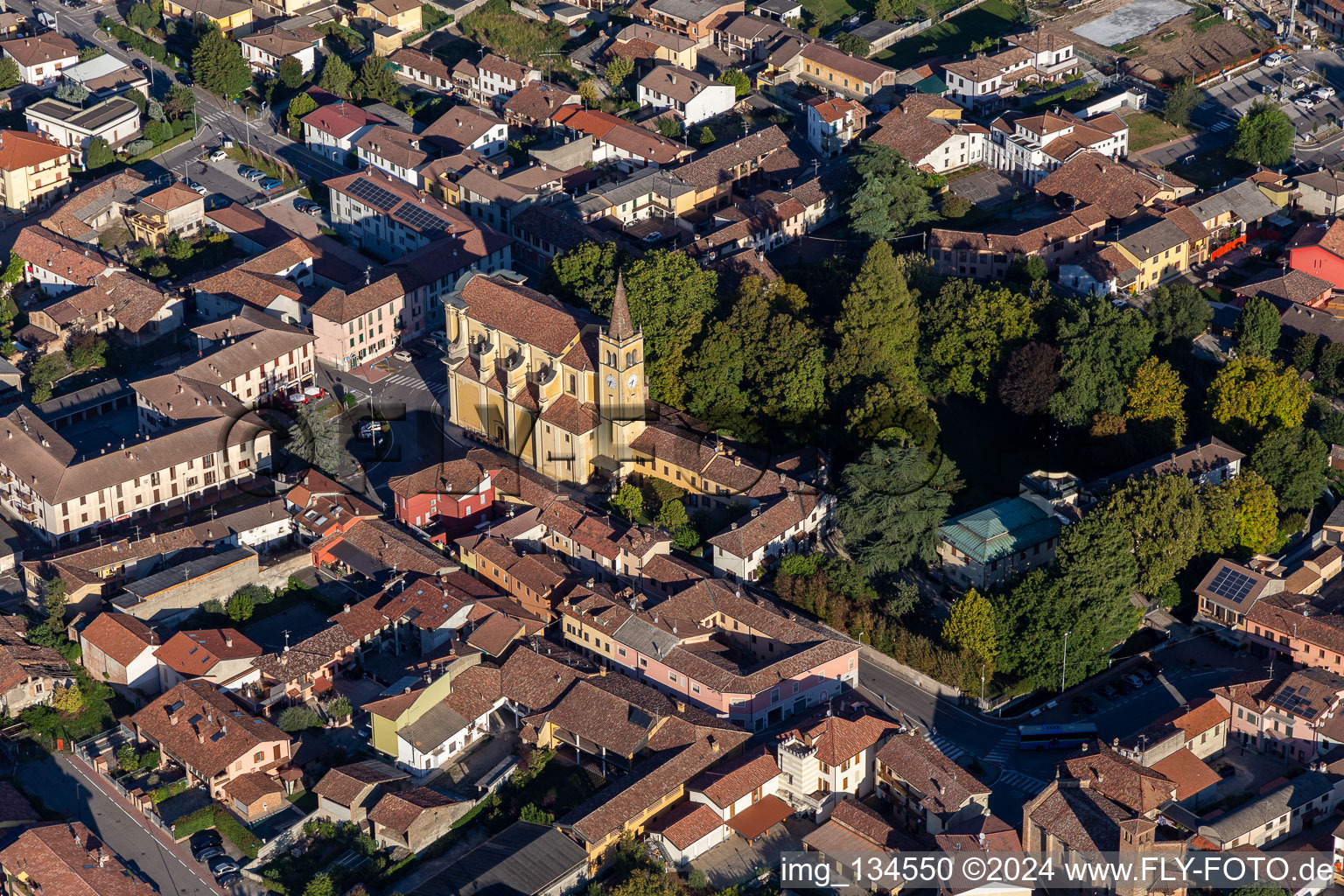 Parish of San Vittore Martire in Agnadello in the state Cremona, Italy