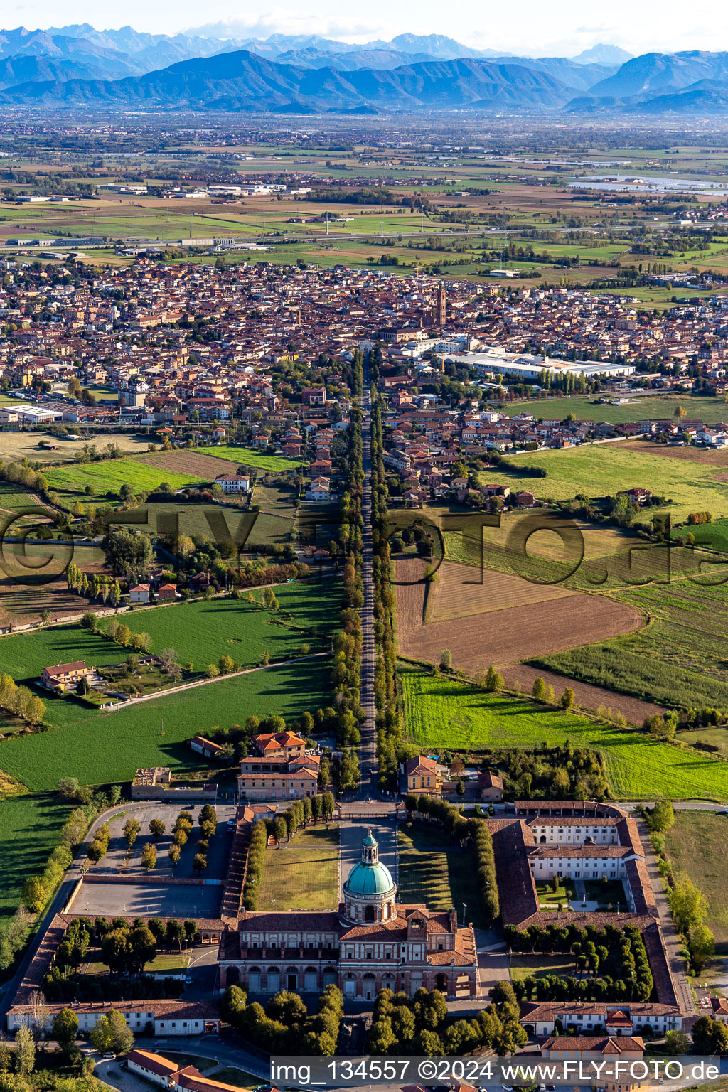 Drone recording of Santa Maria del Fonte Sanctuary