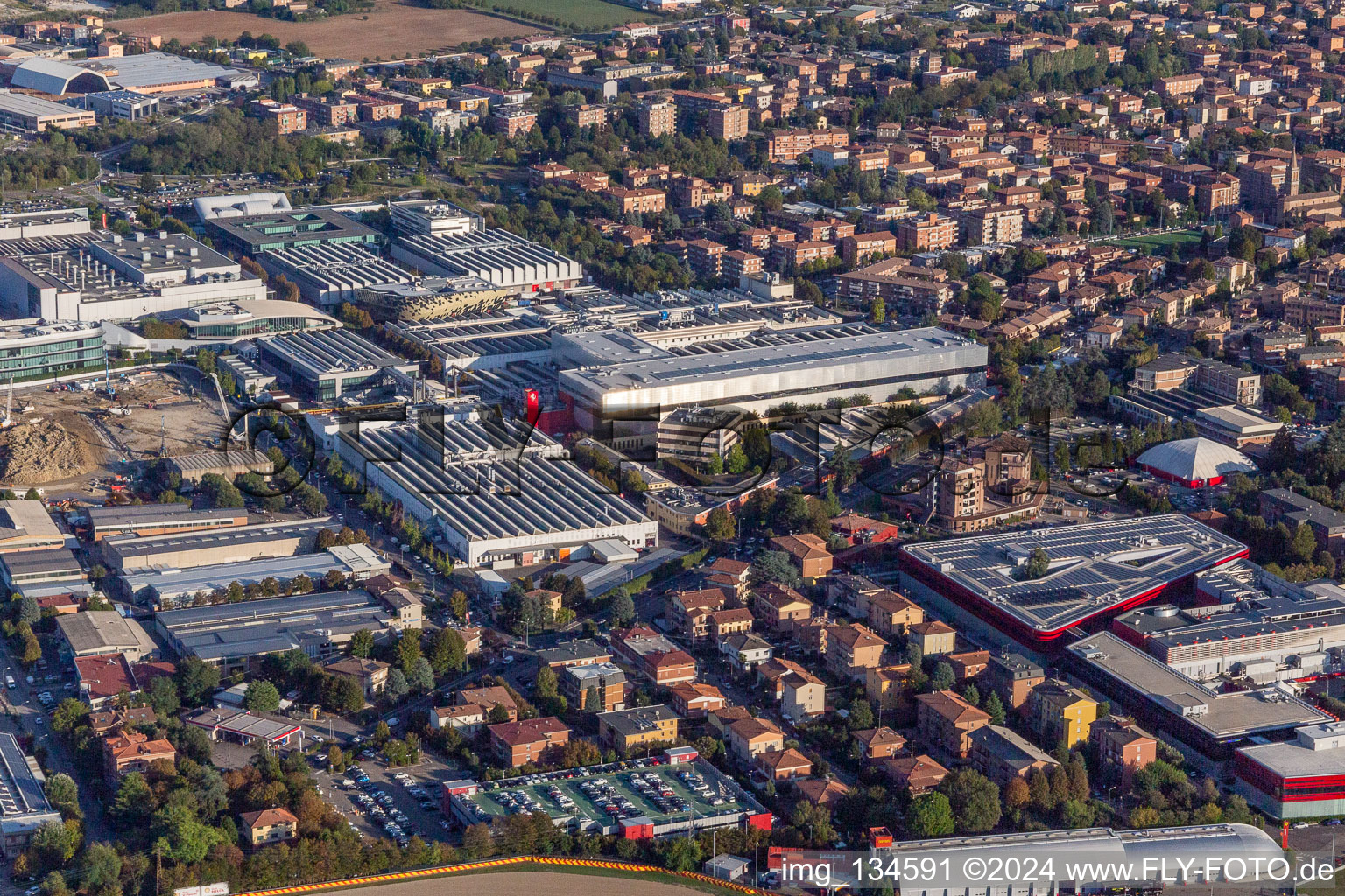 Ferrari SPA factory in Maranello in the state Modena, Italy