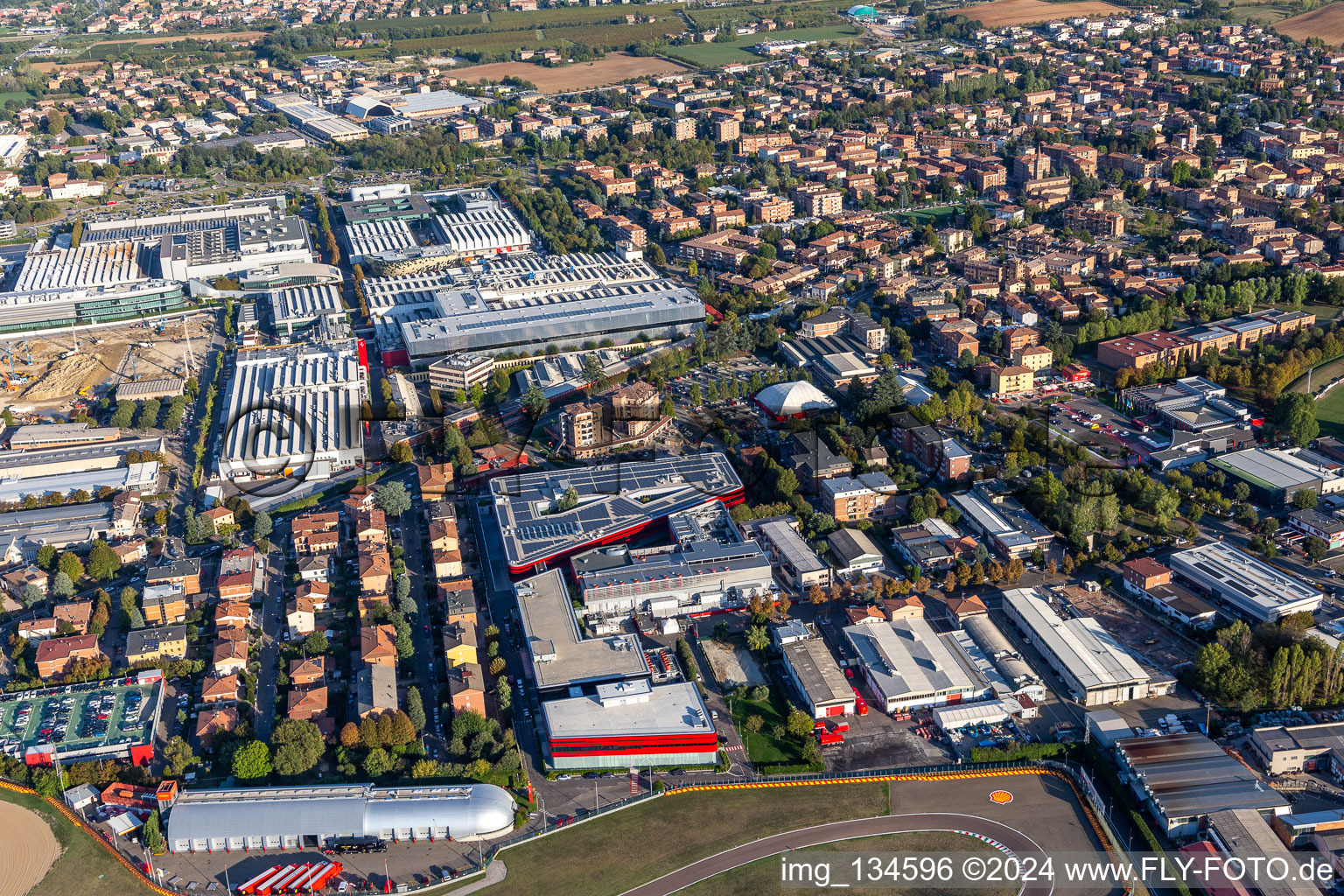 Ferrari SPA factory in Fiorano Modenese in the state Modena, Italy