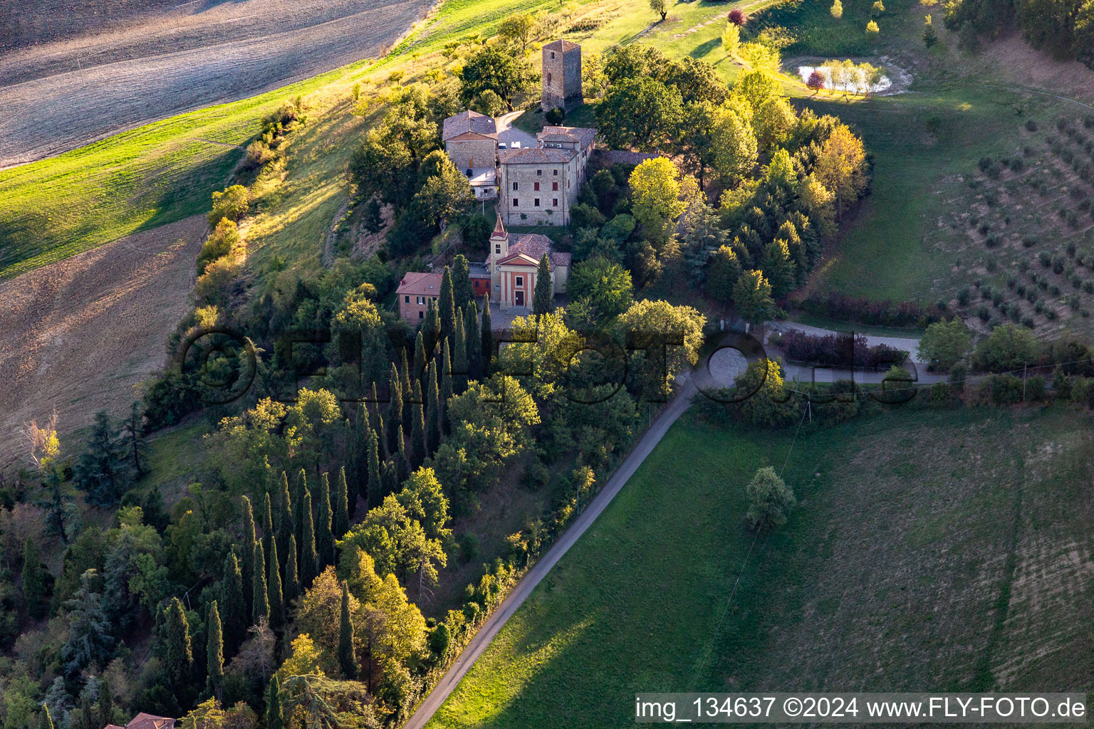 Castle of Nirano in the district Nirano in Fiorano Modenese in the state Modena, Italy