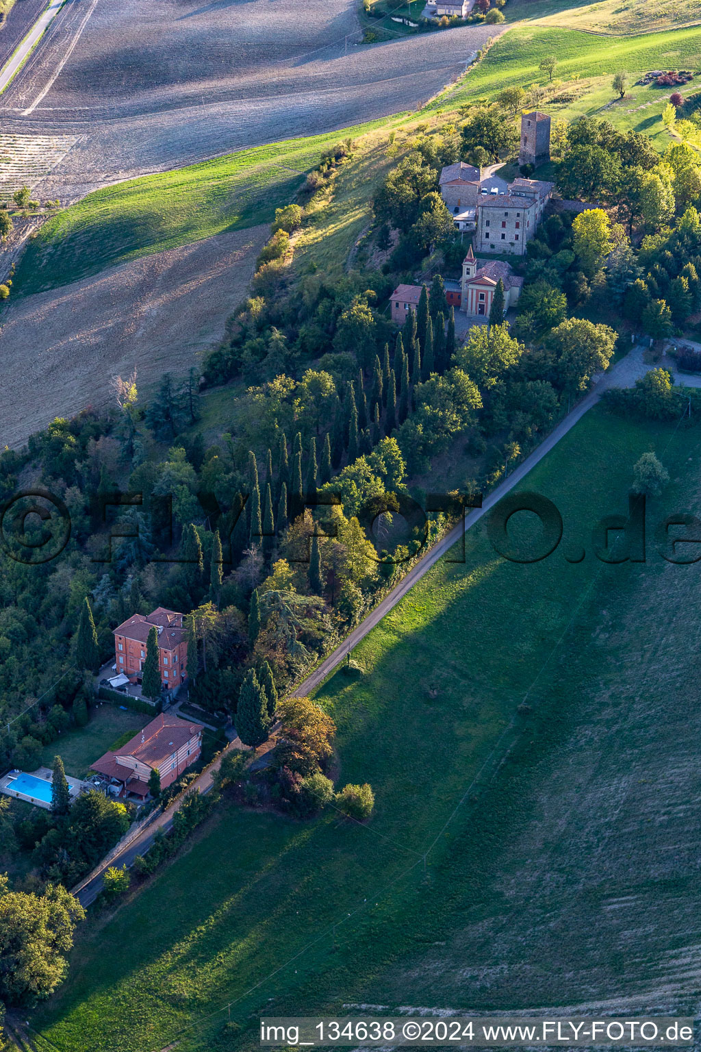 Castle of Nirano, Villa Nirano in the district Nirano in Fiorano Modenese in the state Modena, Italy