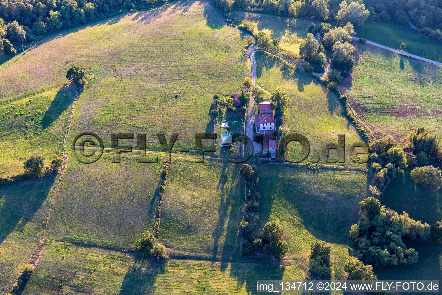 District Cavallaro di Sotto in Albinea in the state Reggio Emilia, Italy