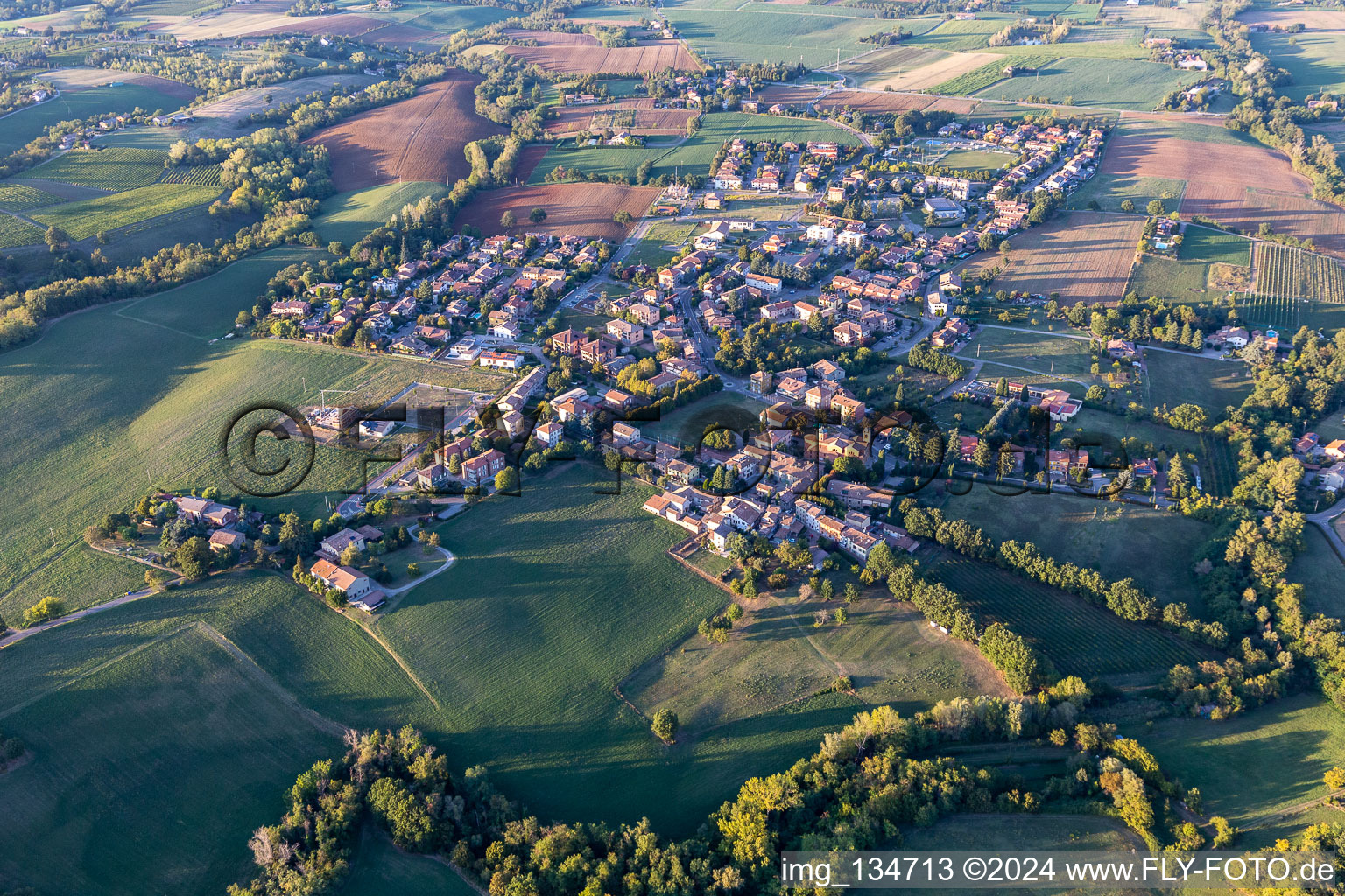 District Borzano in Albinea in the state Reggio Emilia, Italy