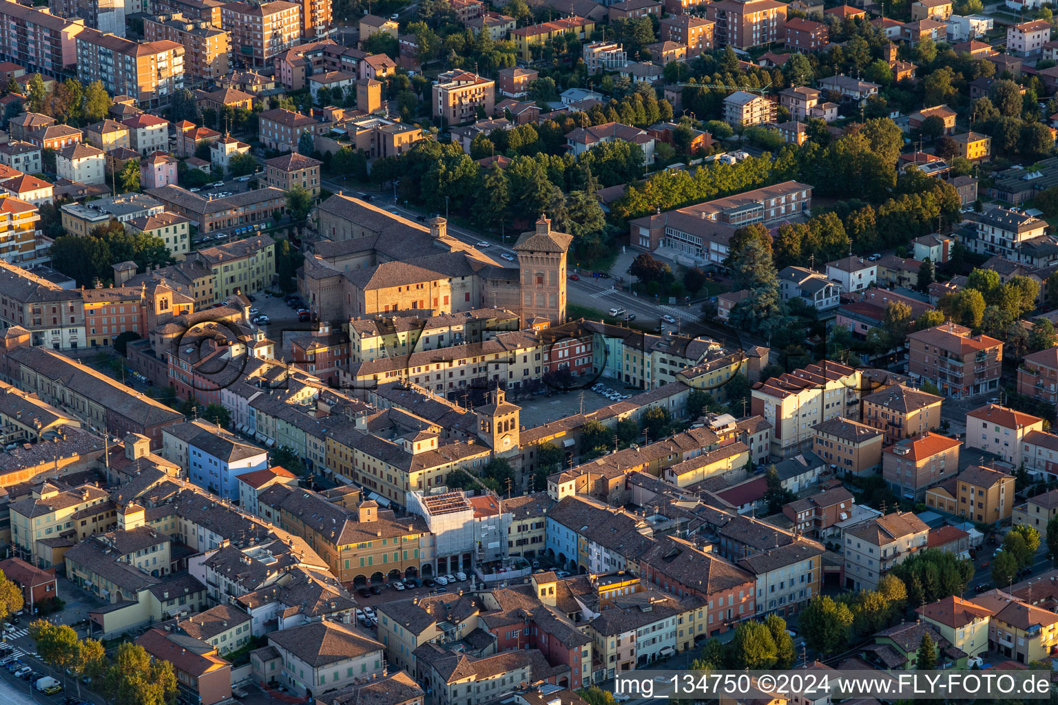 Rocca del Boiardo in Scandiano in the state Reggio Emilia, Italy