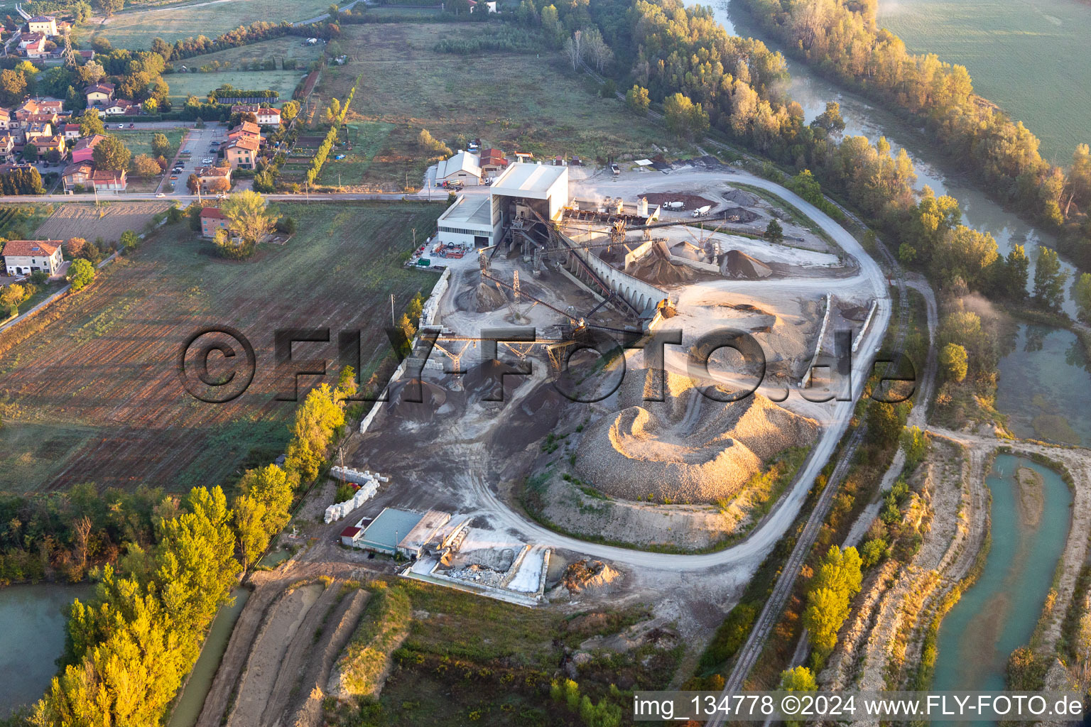 Calcestruzzi spa in Rubiera in the state Reggio Emilia, Italy