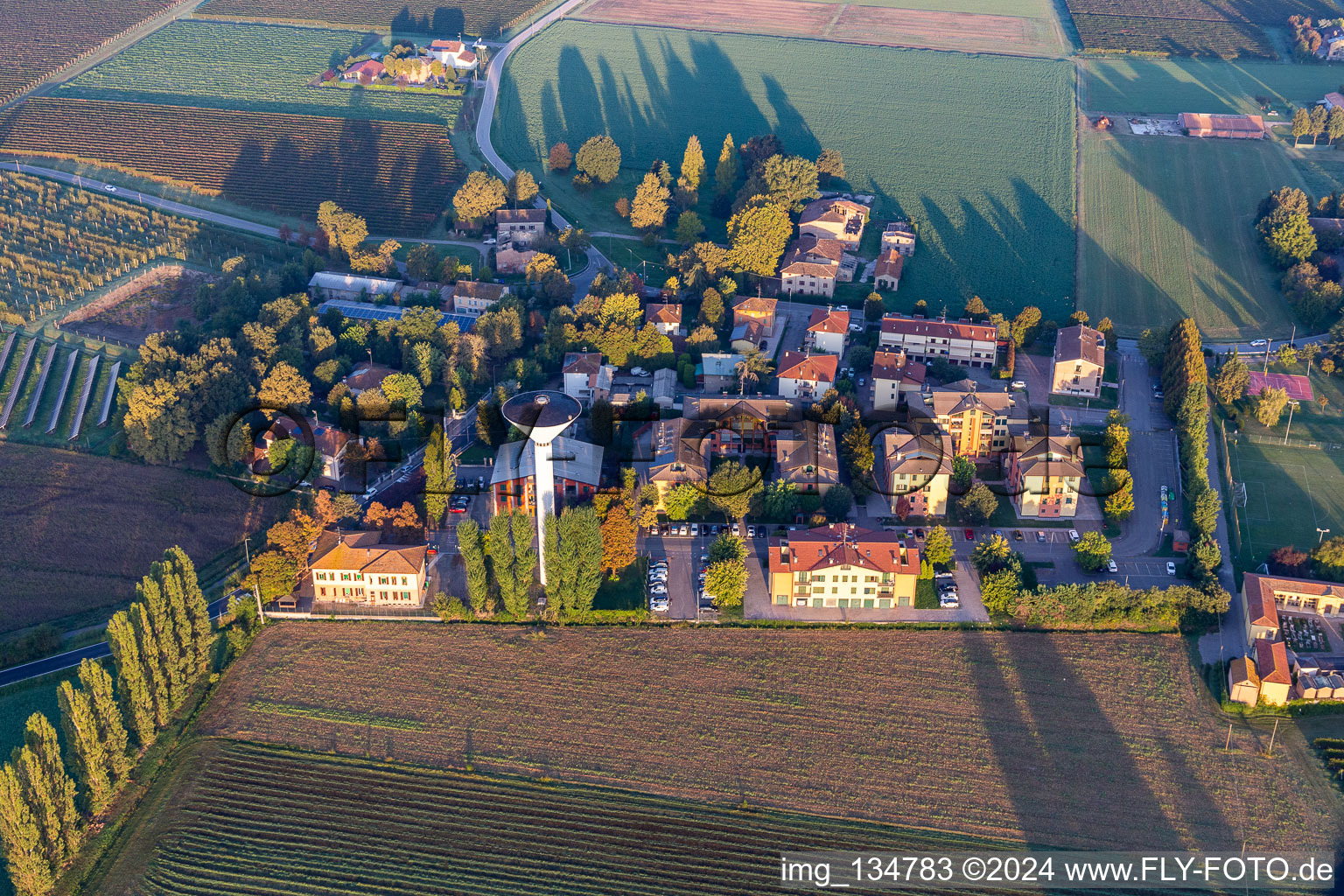 District San Faustino in Rubiera in the state Reggio Emilia, Italy