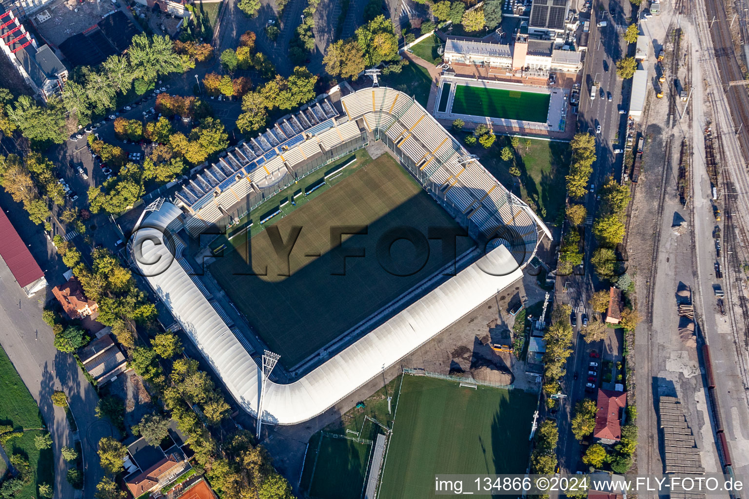 Aerial view of Modena F.C