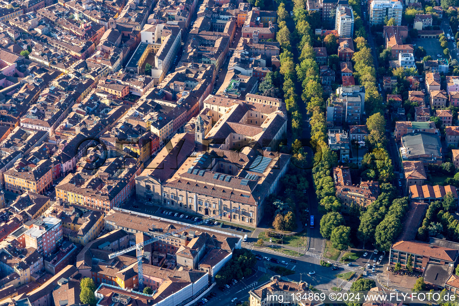 Palace of the Museums in Modena in the state Modena, Italy