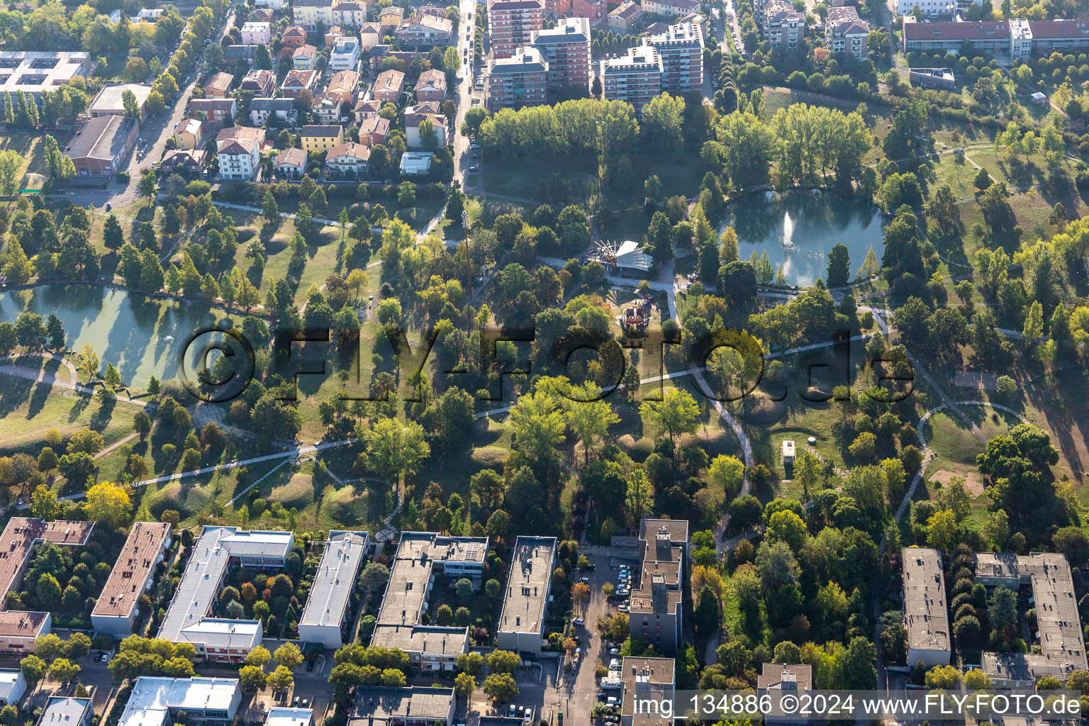 Giovanni Amendola Park in Modena in the state Modena, Italy