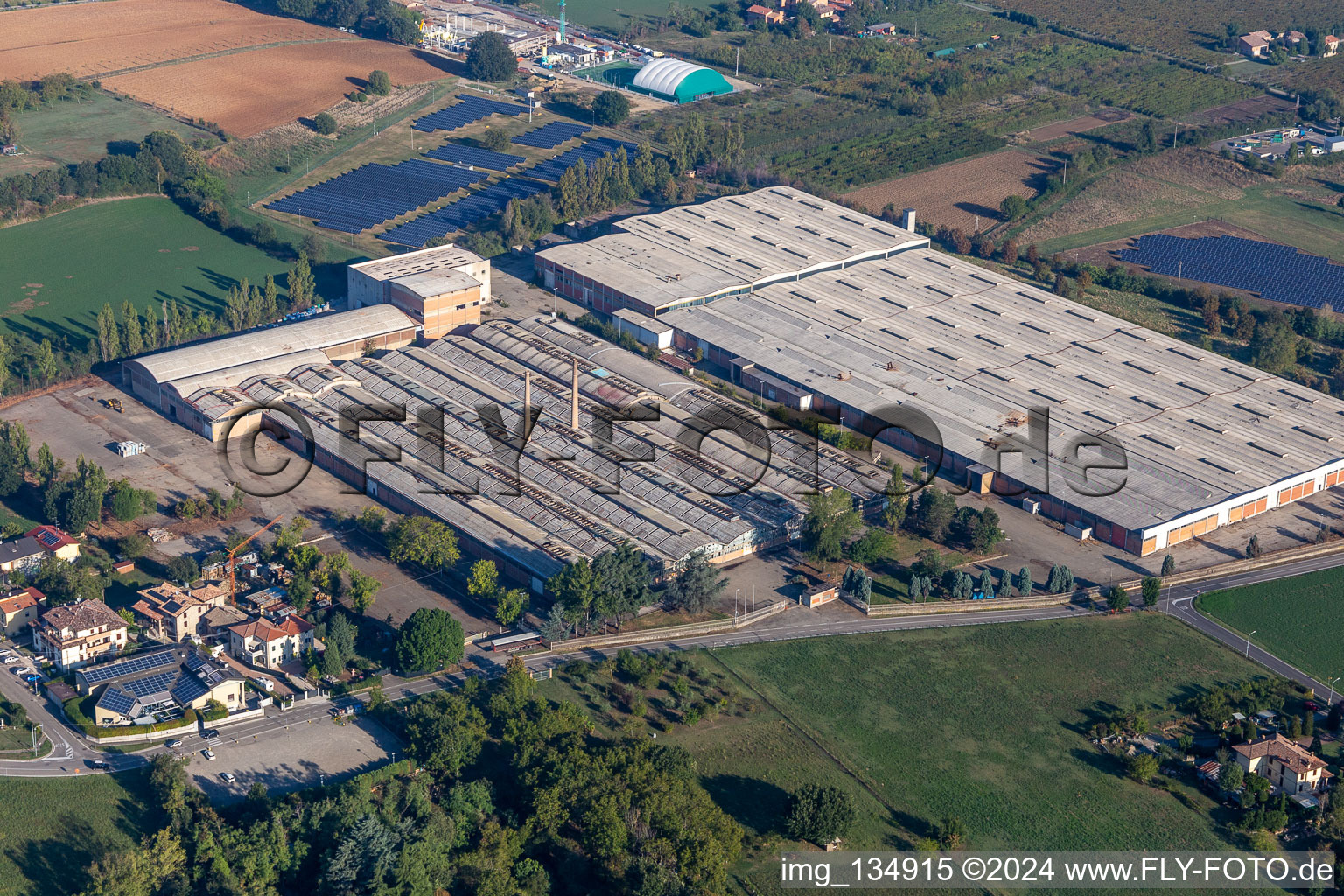 Disused factory in Gorzano in the district Gorzano in Maranello in the state Modena, Italy