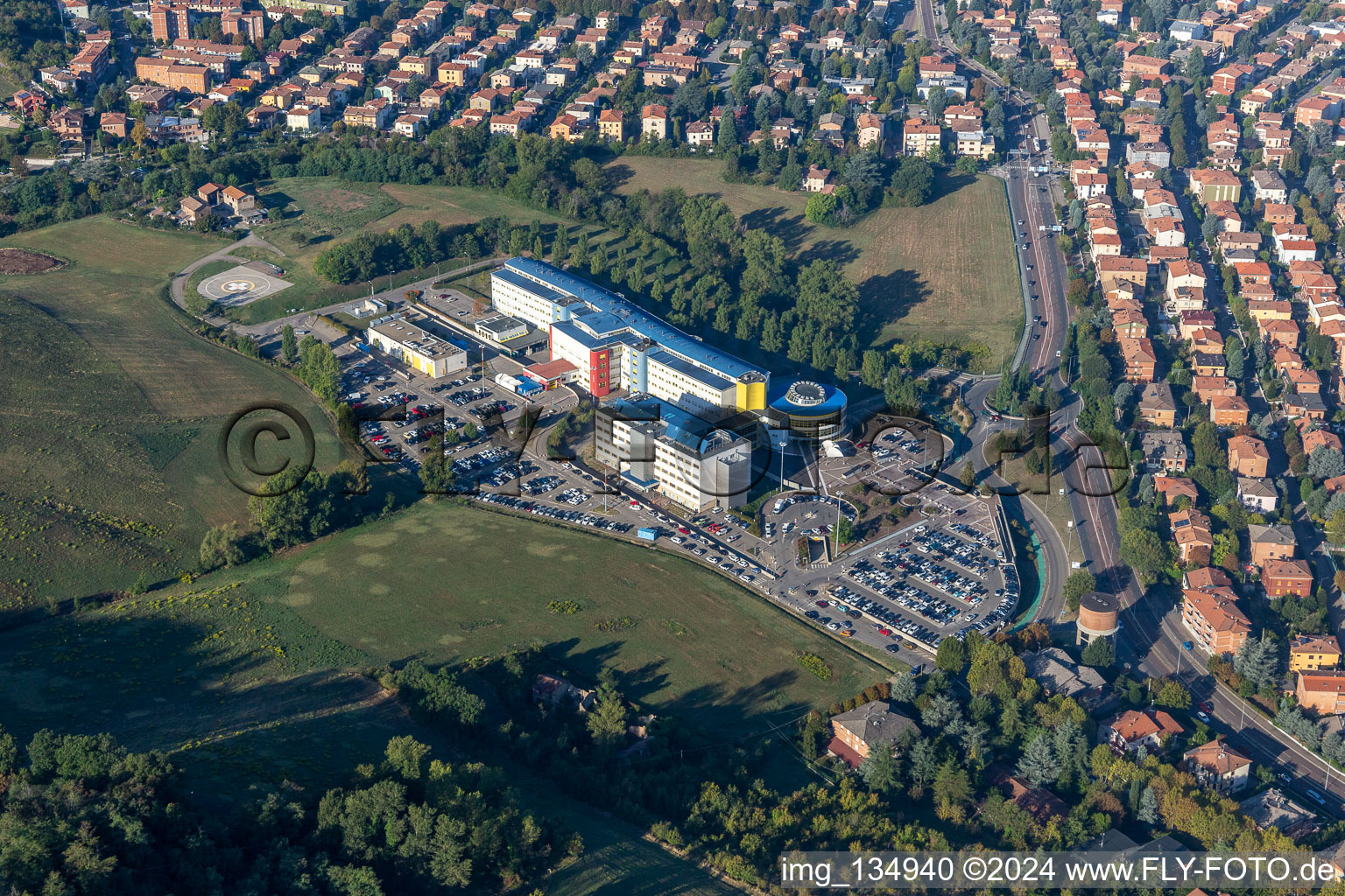 New Civil Hospital of Sassuolo in Sassuolo in the state Modena, Italy