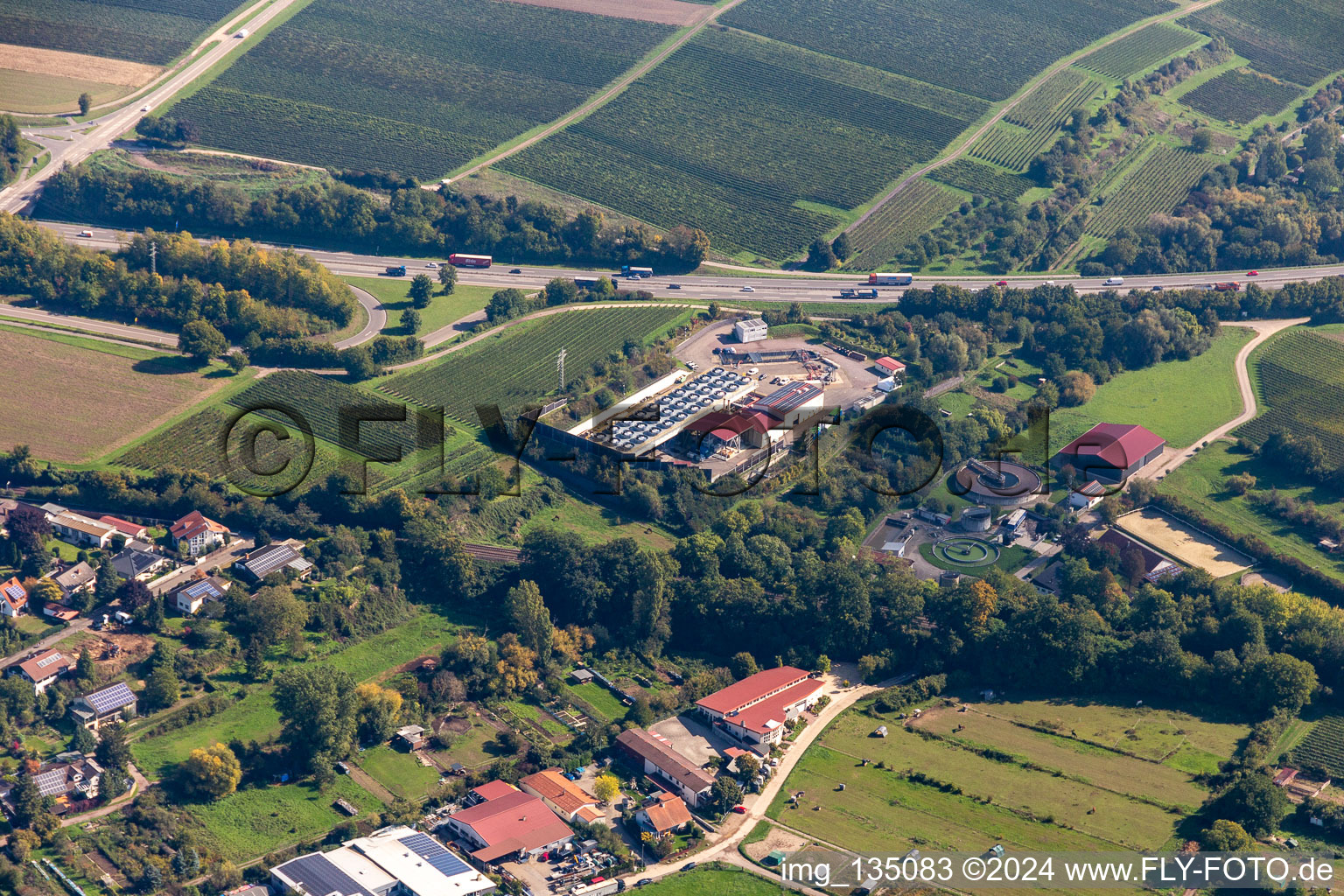 Geothermal power plant Insheim with lithium extraction in Insheim in the state Rhineland-Palatinate, Germany