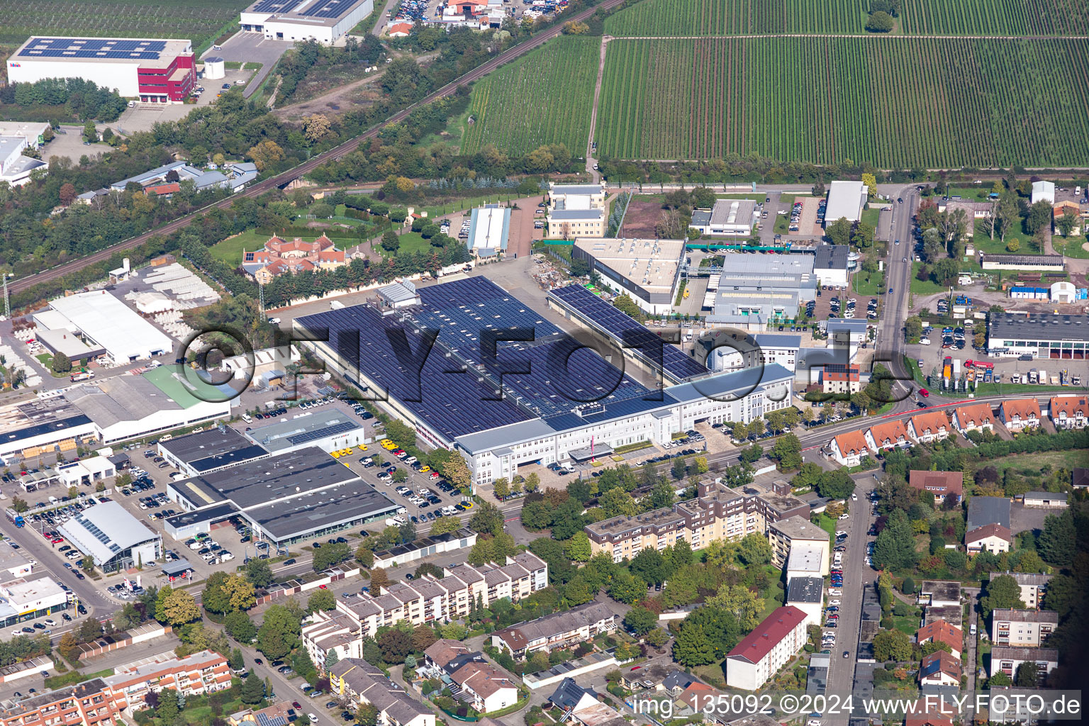 Aerial photograpy of Progroup AG in Landau in der Pfalz in the state Rhineland-Palatinate, Germany