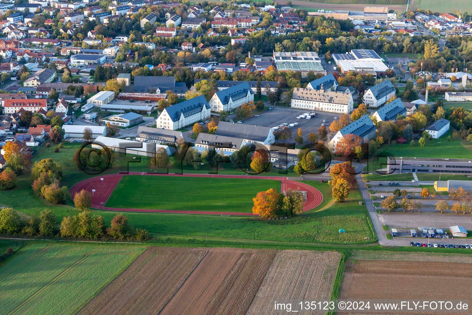 Electronics Center of the Bundeswehr in the Mackensen Barracks in Bad Bergzabern in the state Rhineland-Palatinate, Germany