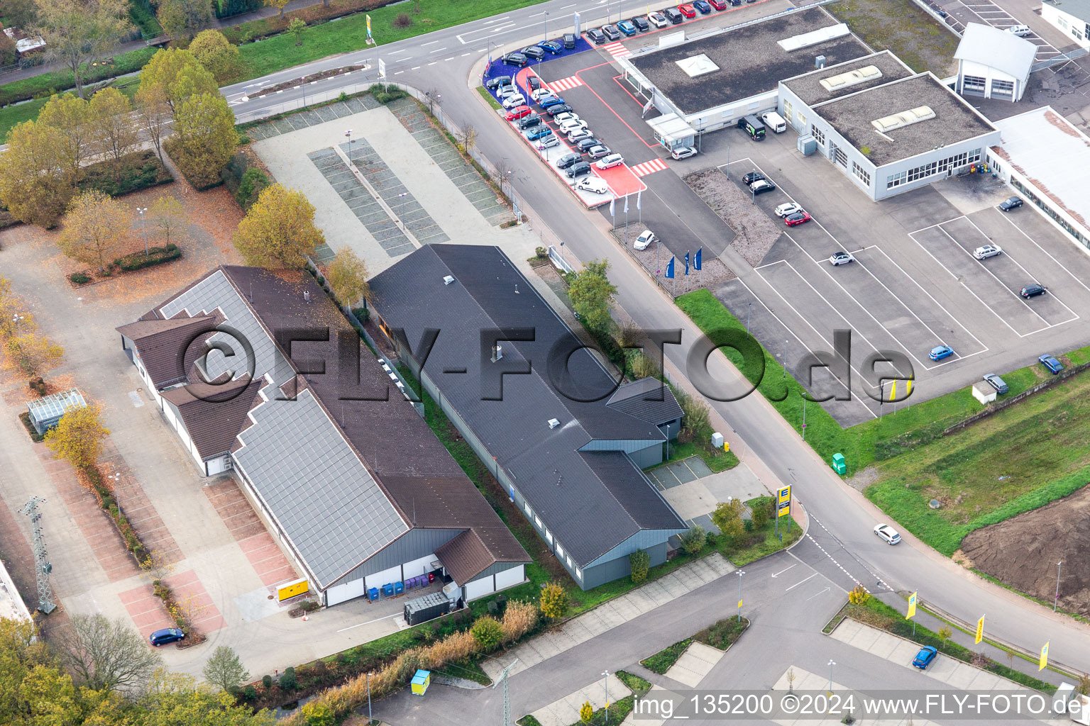 Aldi South in Kandel in the state Rhineland-Palatinate, Germany