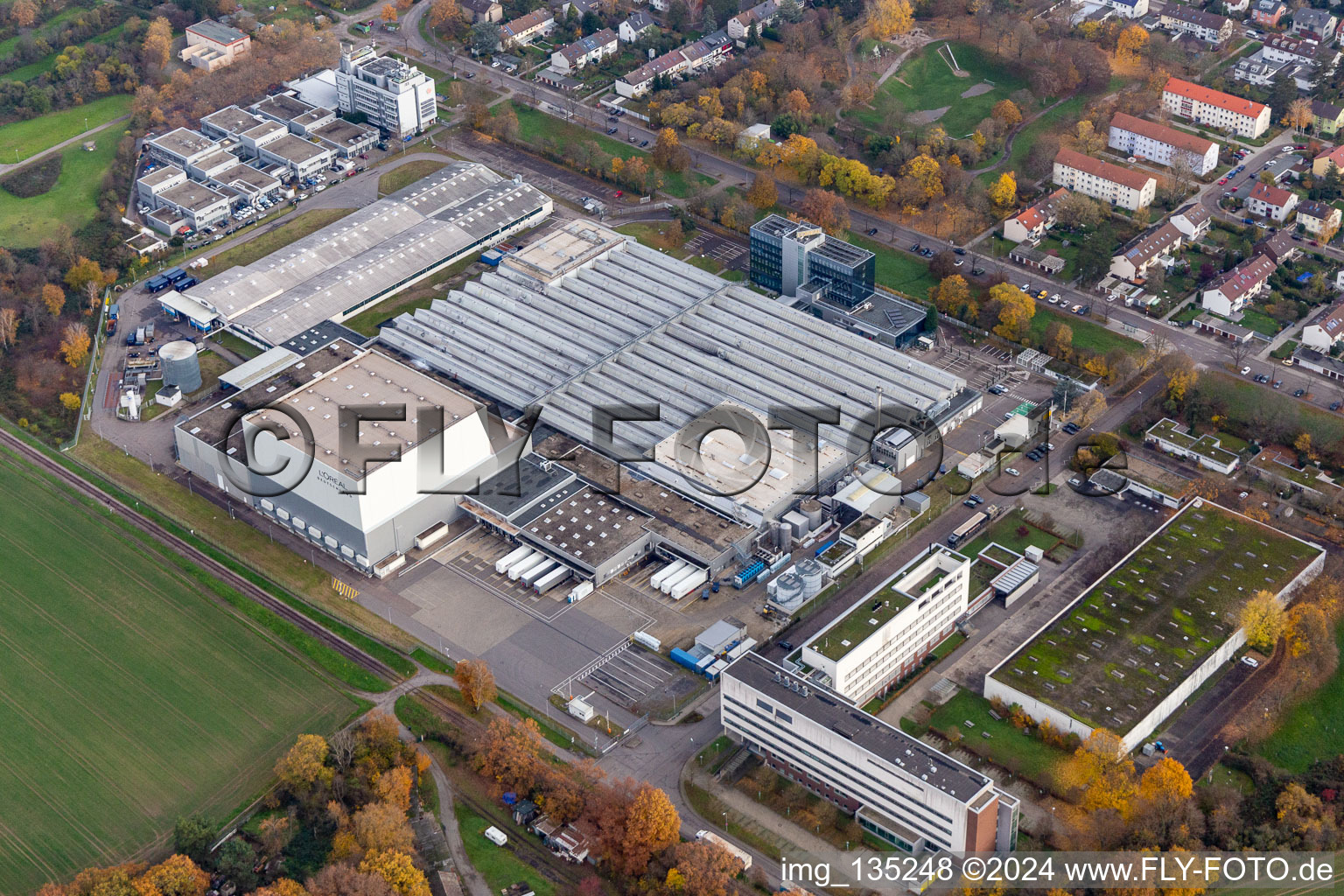 L'OREAL Production Germany GmbH in the district Nordweststadt in Karlsruhe in the state Baden-Wuerttemberg, Germany