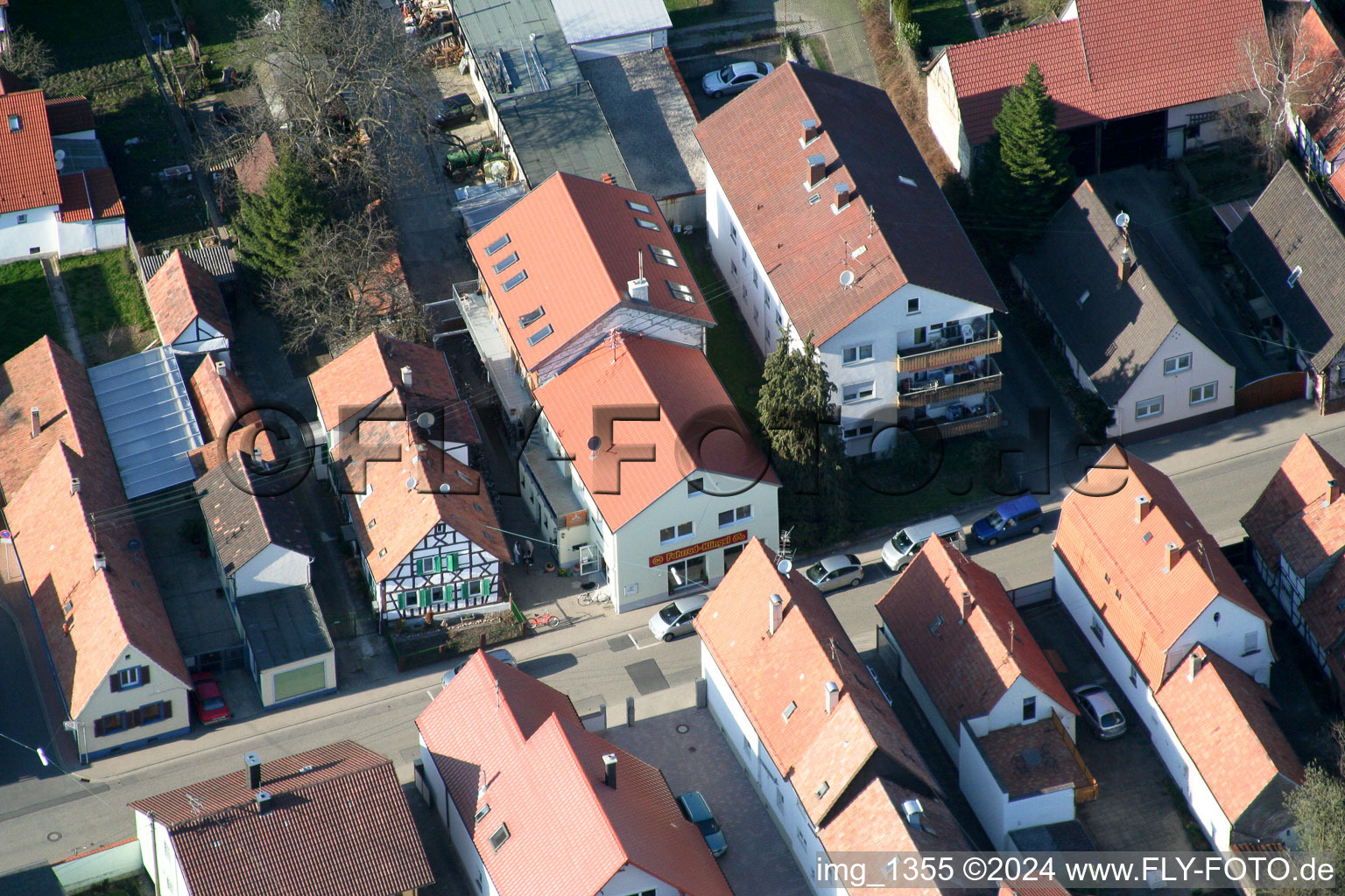 Main Street Bicycle Bell in Kandel in the state Rhineland-Palatinate, Germany