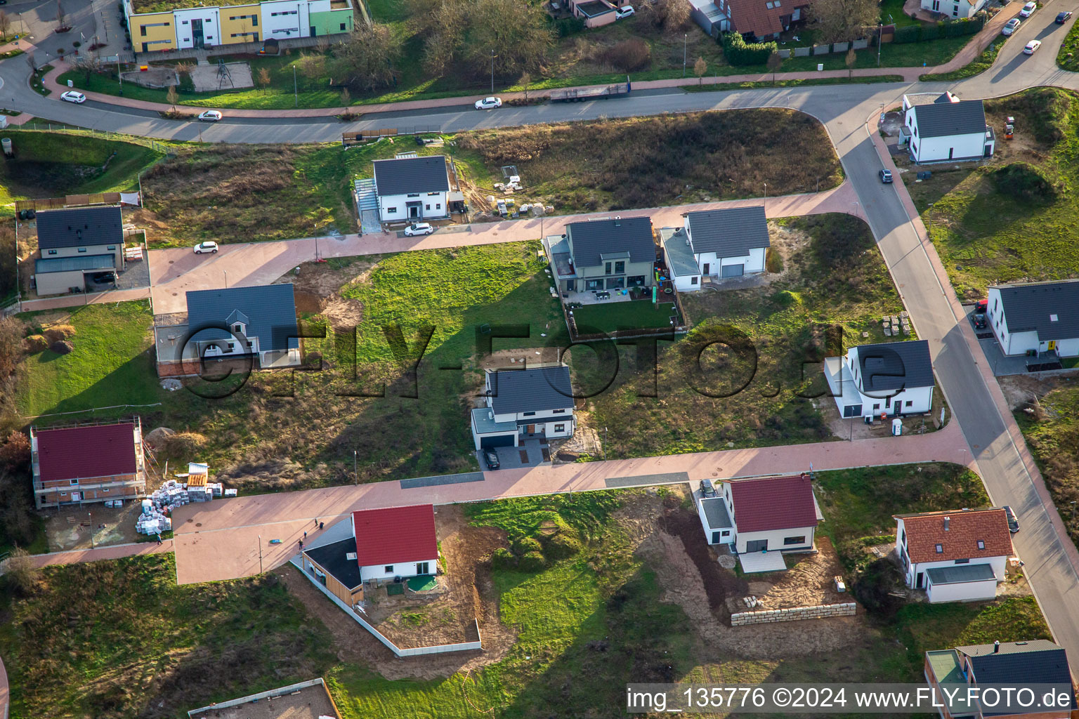 New development area K2 Holunderweg in Kandel in the state Rhineland-Palatinate, Germany