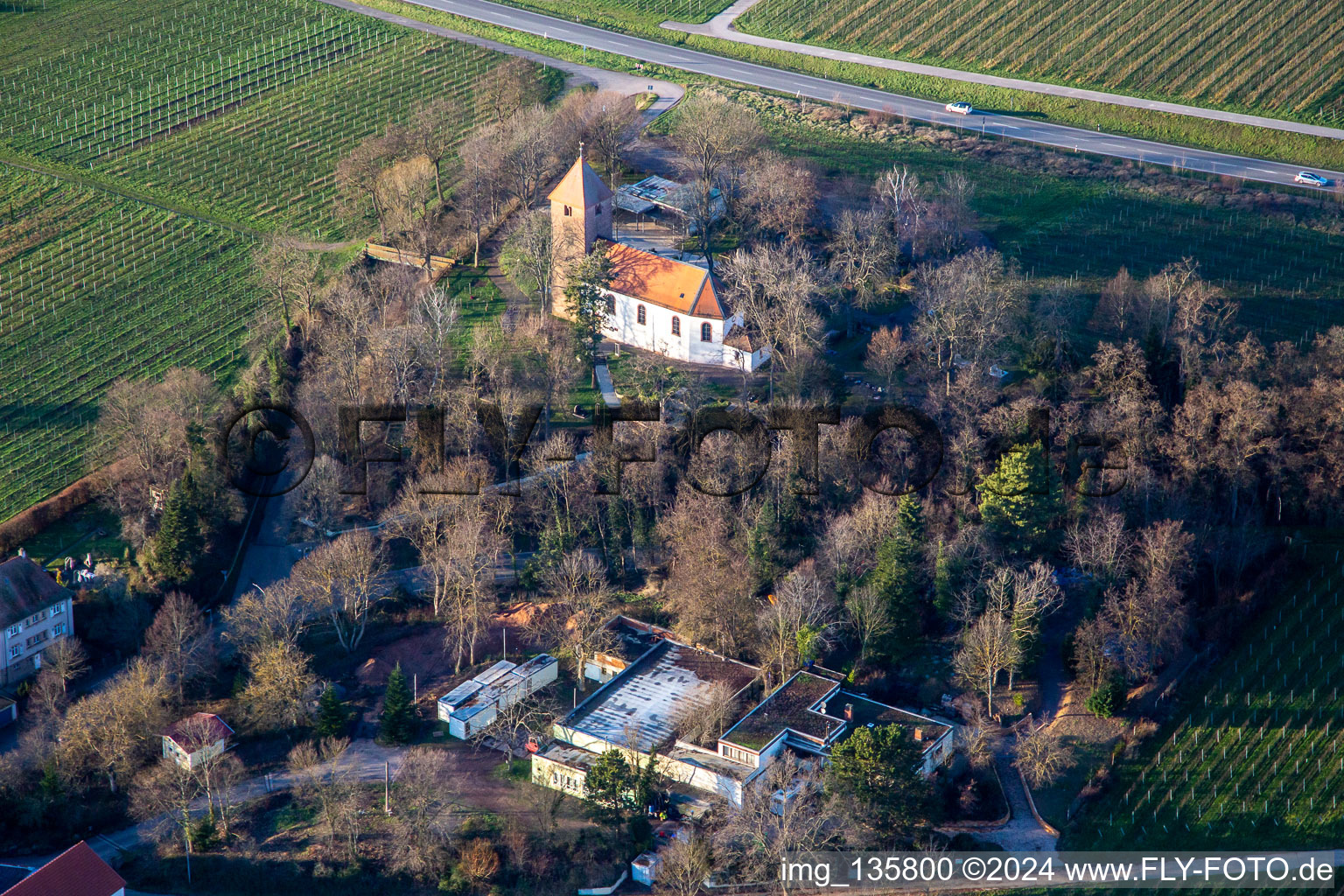 Protestant Church Wollmesheim in the district Wollmesheim in Landau in der Pfalz in the state Rhineland-Palatinate, Germany