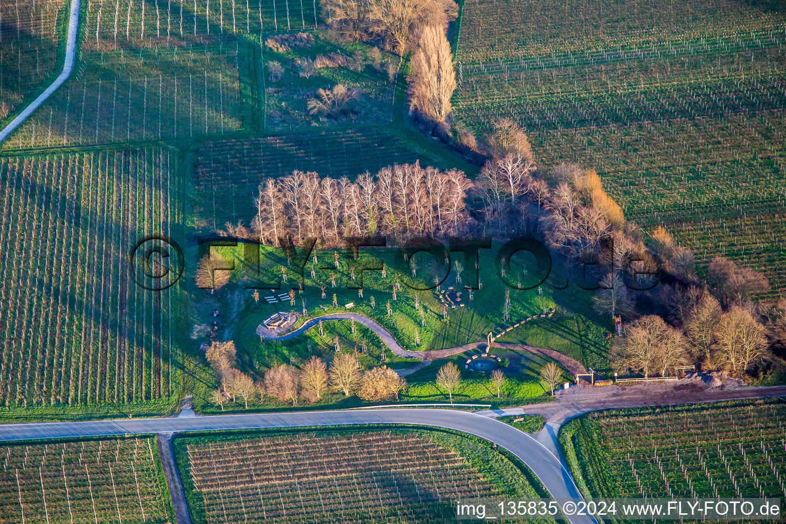 Climate ARBORETUM in Flemlingen in the state Rhineland-Palatinate, Germany