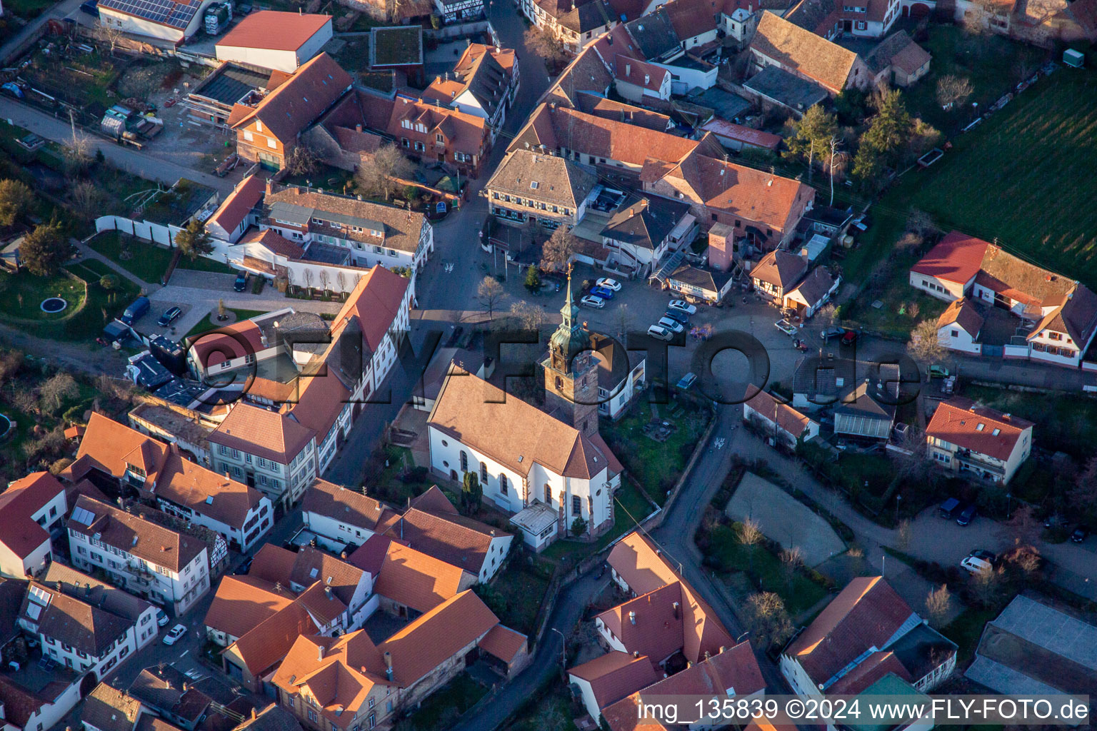 Catholic Parish Church of St. Barbara in Hainfeld in the state Rhineland-Palatinate, Germany