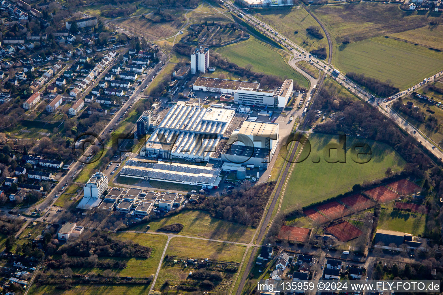 L'OREAL Production Germany in the district Nordweststadt in Karlsruhe in the state Baden-Wuerttemberg, Germany