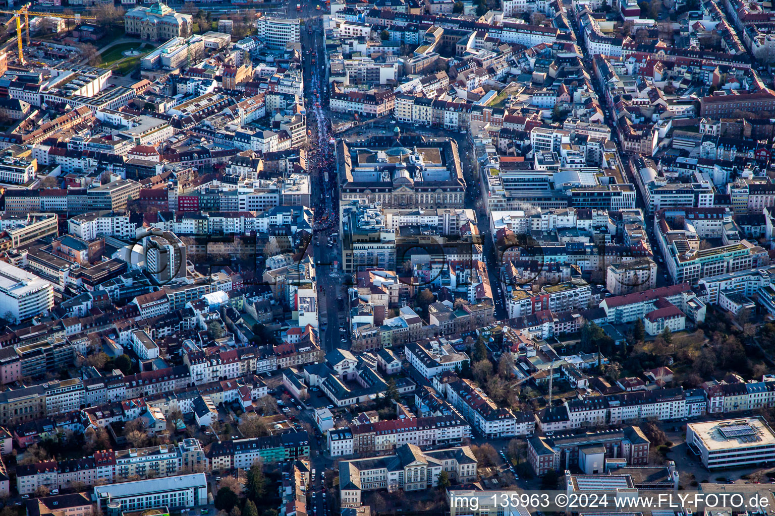 Stephanienstr in the district Innenstadt-West in Karlsruhe in the state Baden-Wuerttemberg, Germany